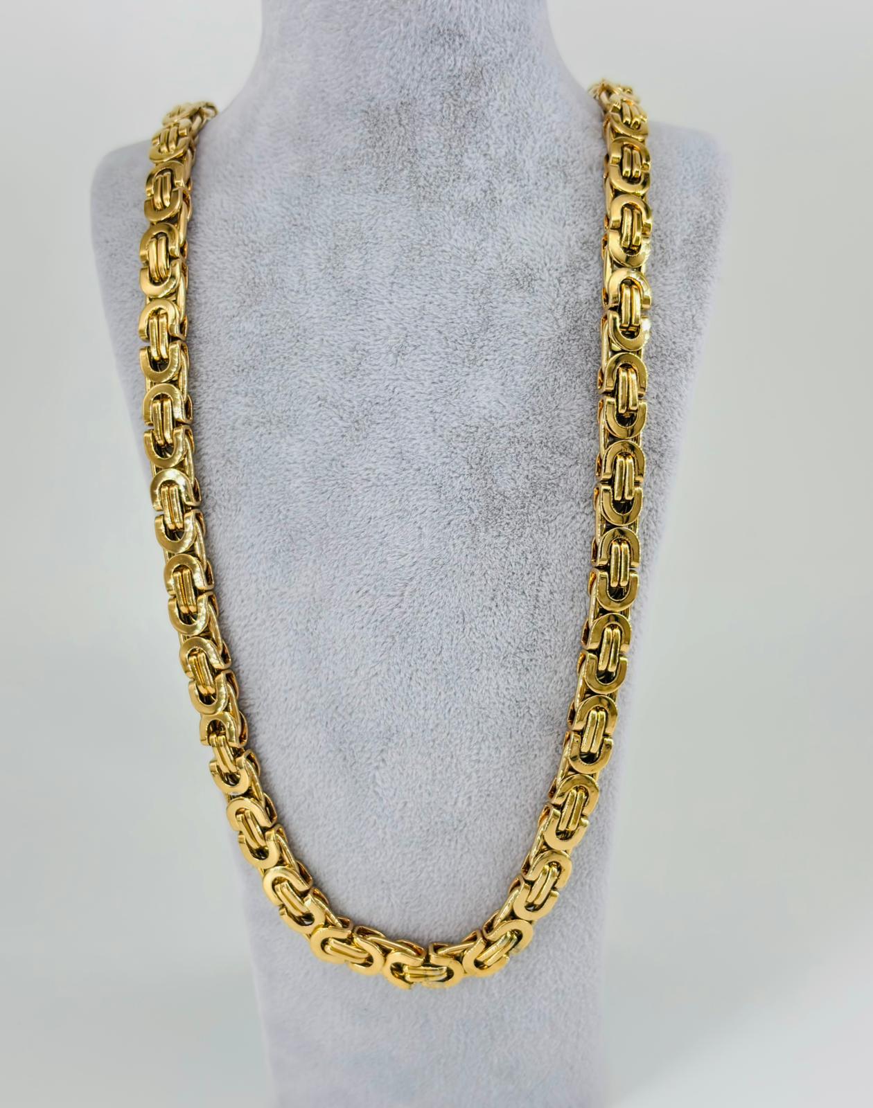 KRAL ÇELİK ERKEK KOLYE 