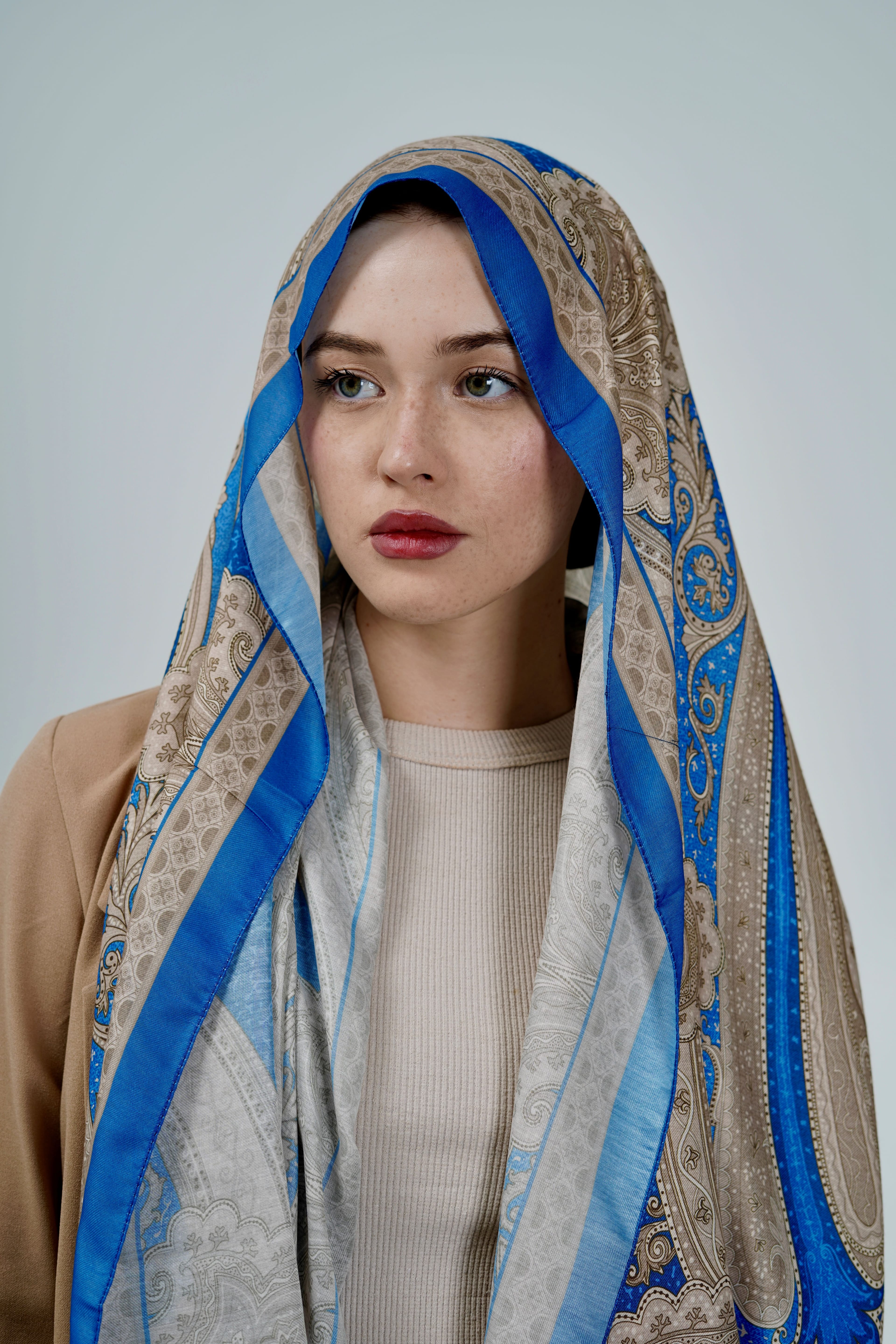 Etnik Desen Şal  - Okyanus Dalgası