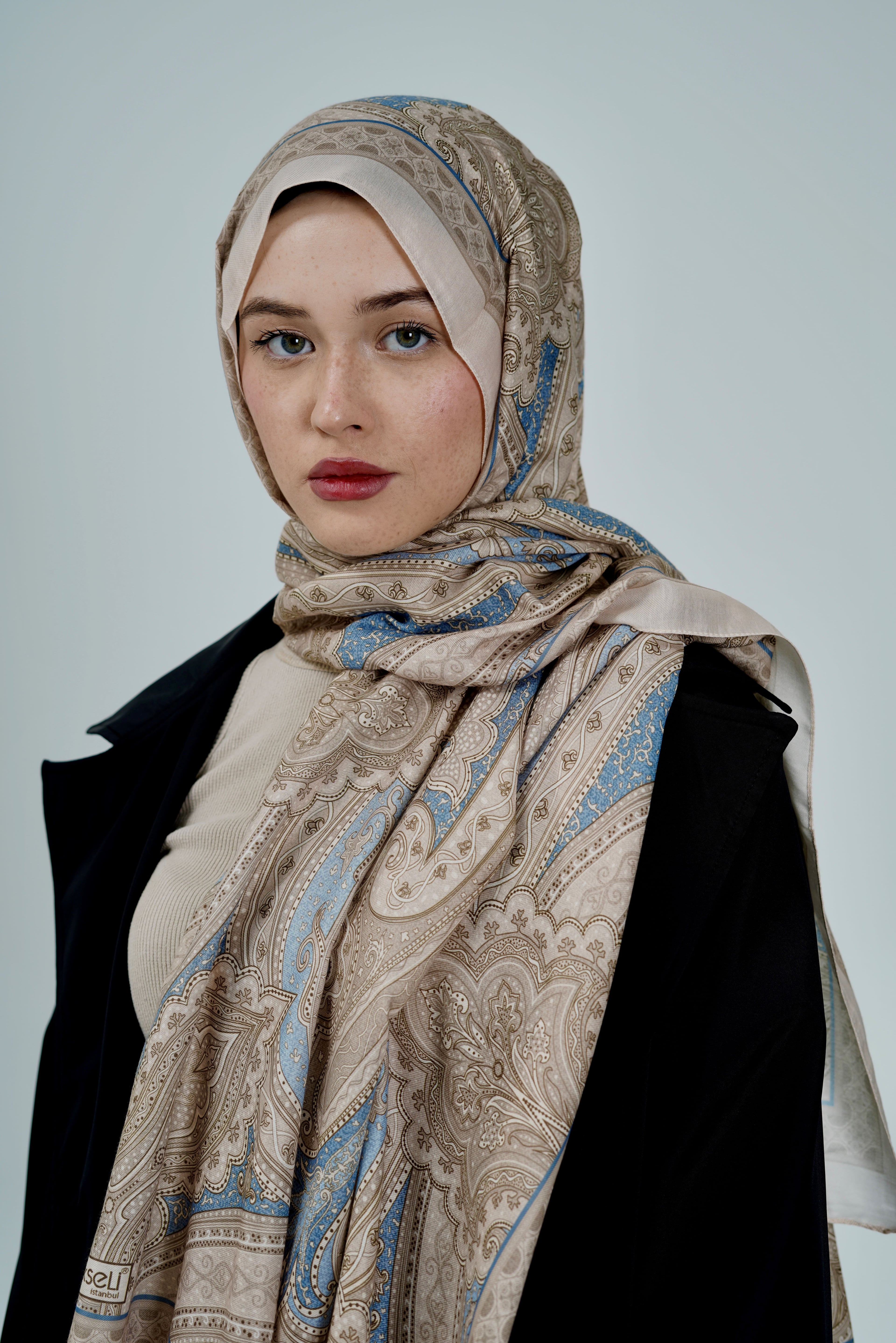 Etnik Desen Şal  - Deniz Kabuğu