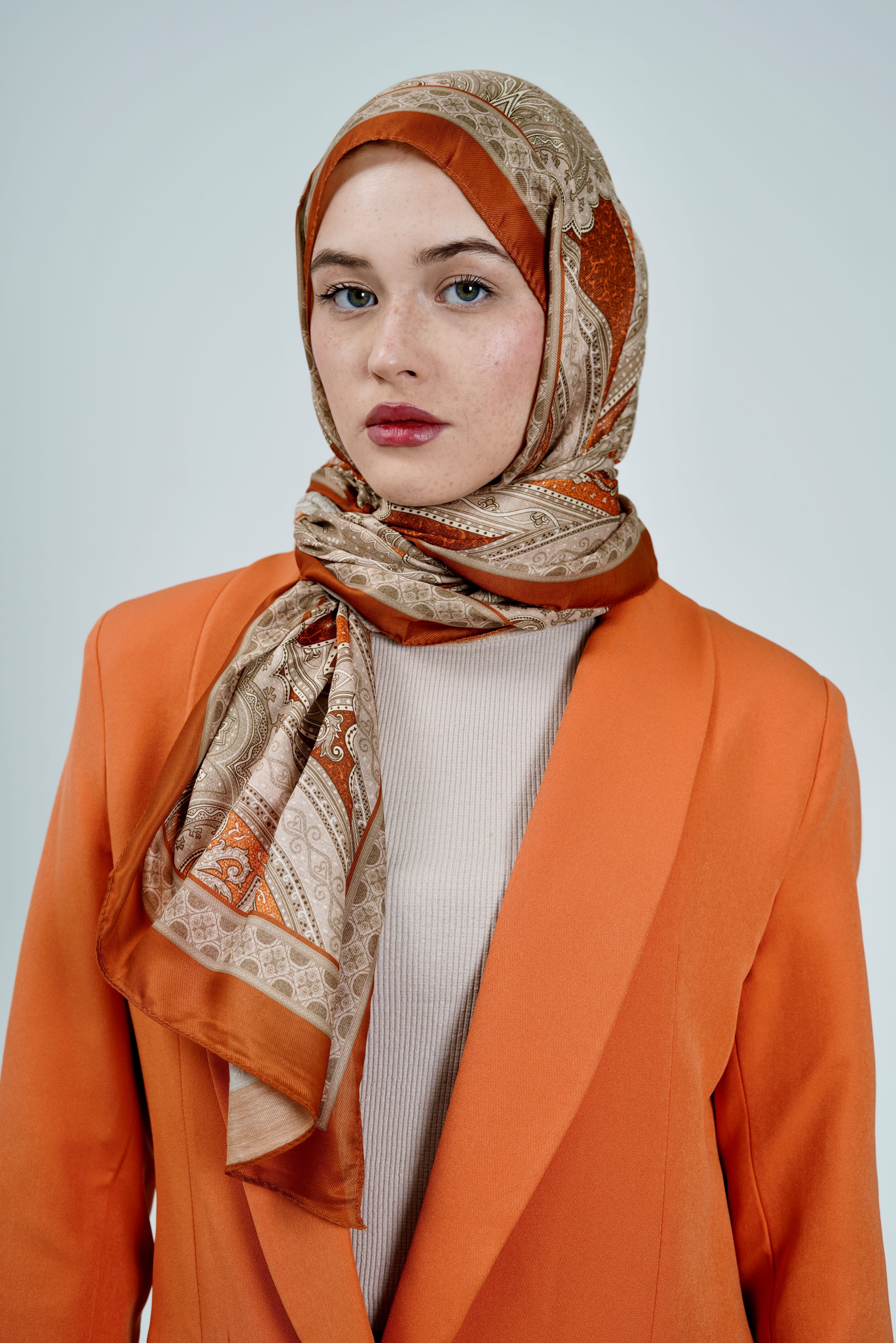 Etnik Desen Şal  - Gün Batımı