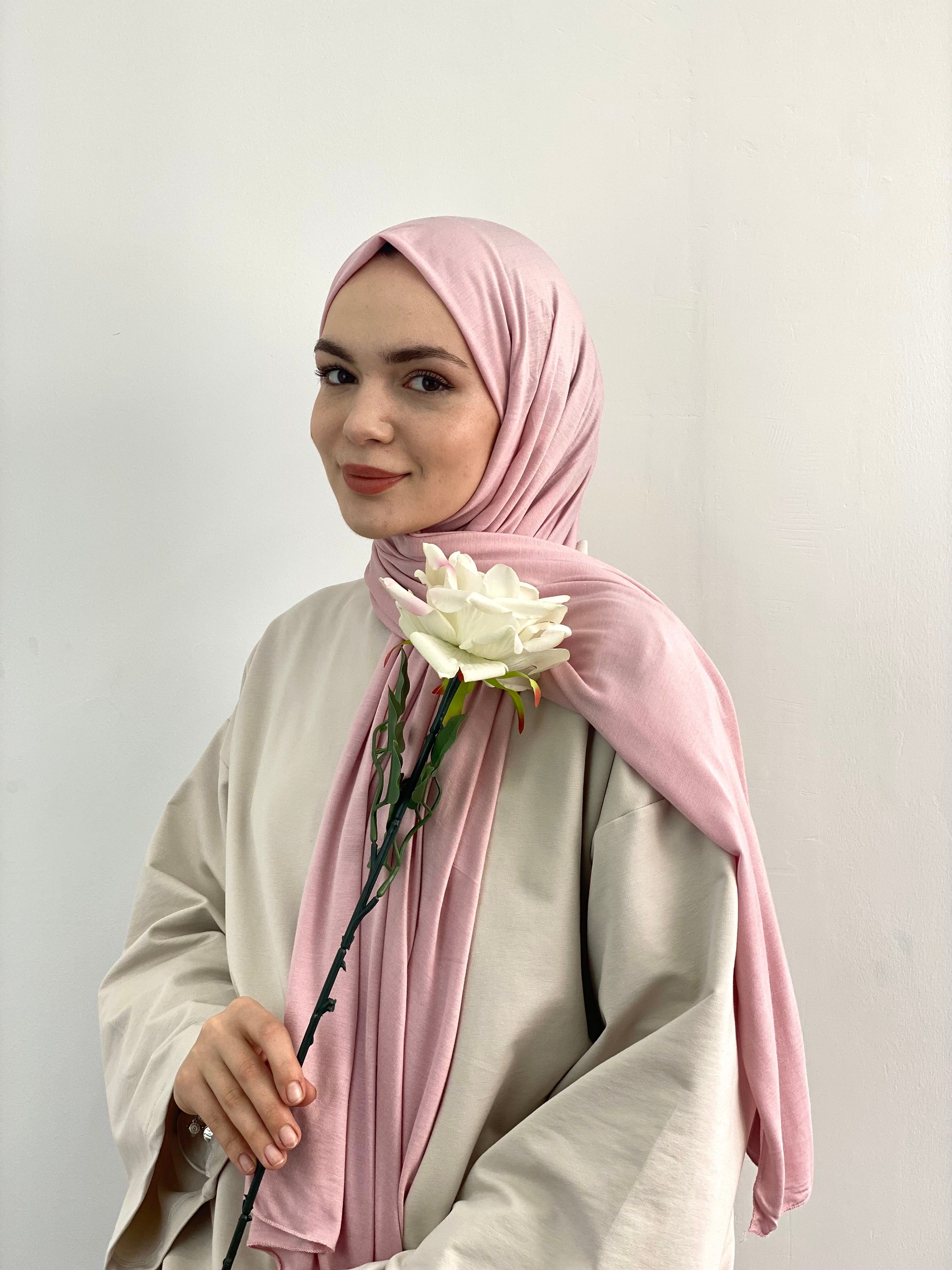 Toz Pembe Penye Şal