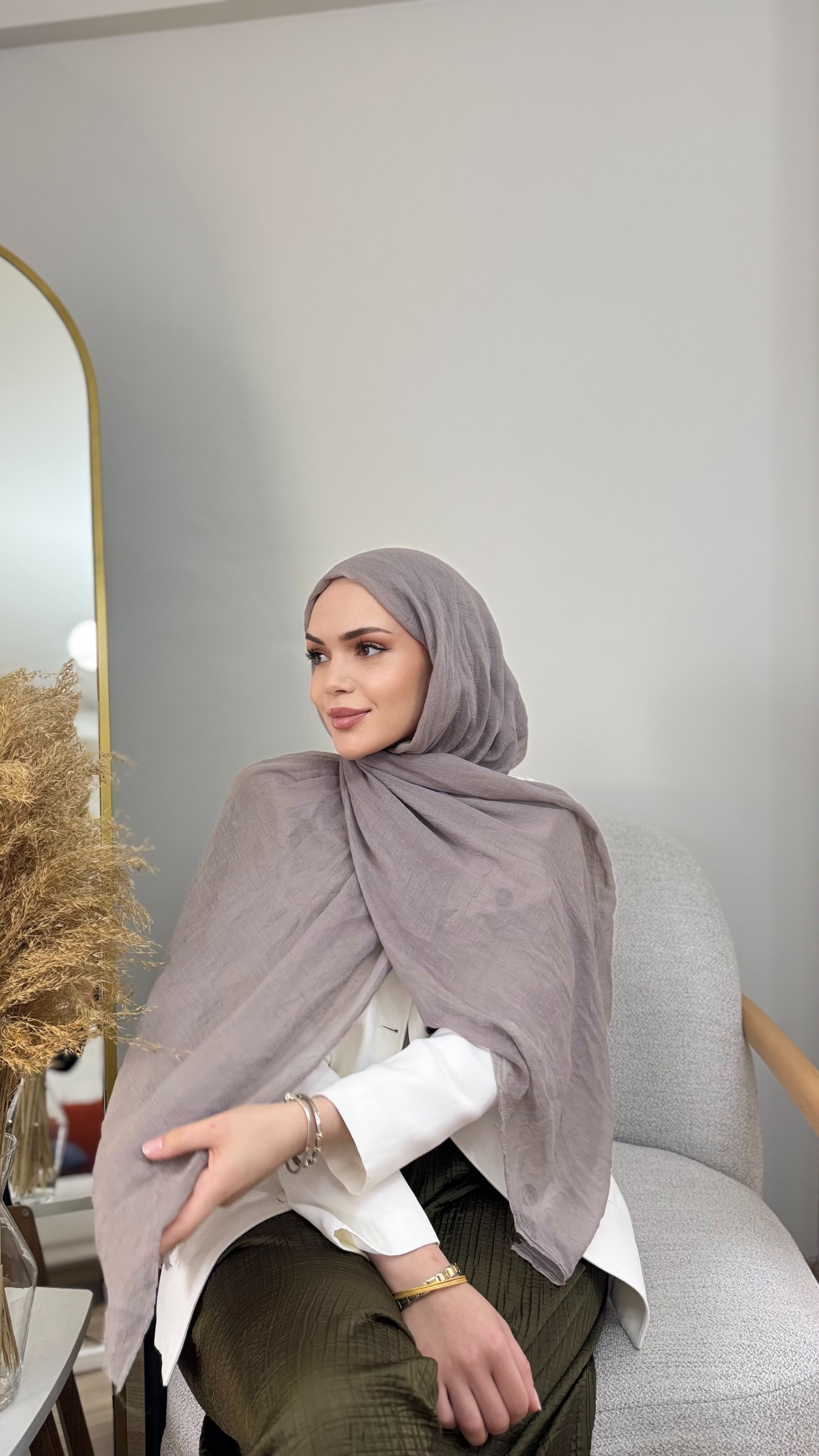 Kaya Rengi Konfor Şal