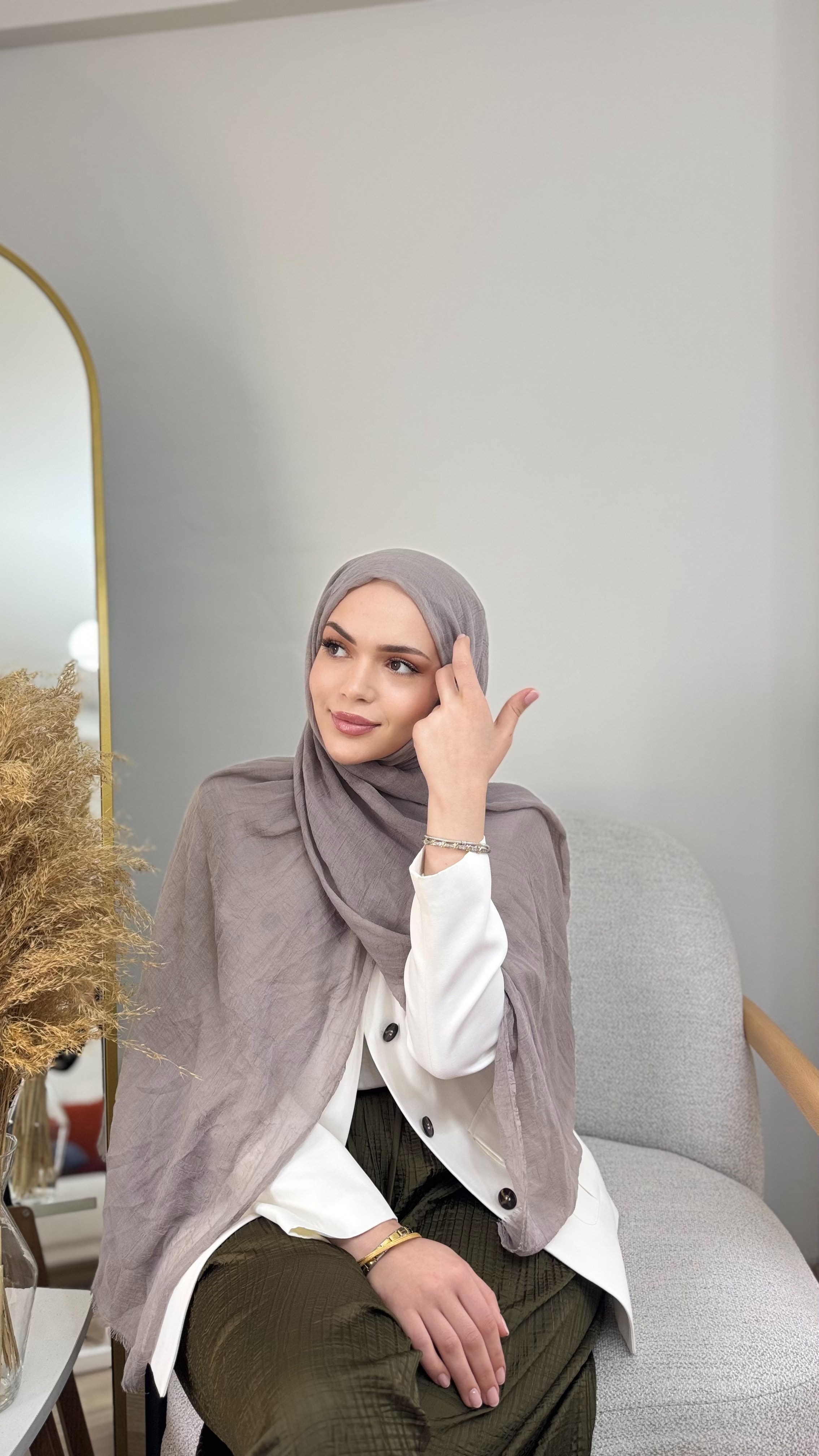 Kaya Rengi Konfor Şal