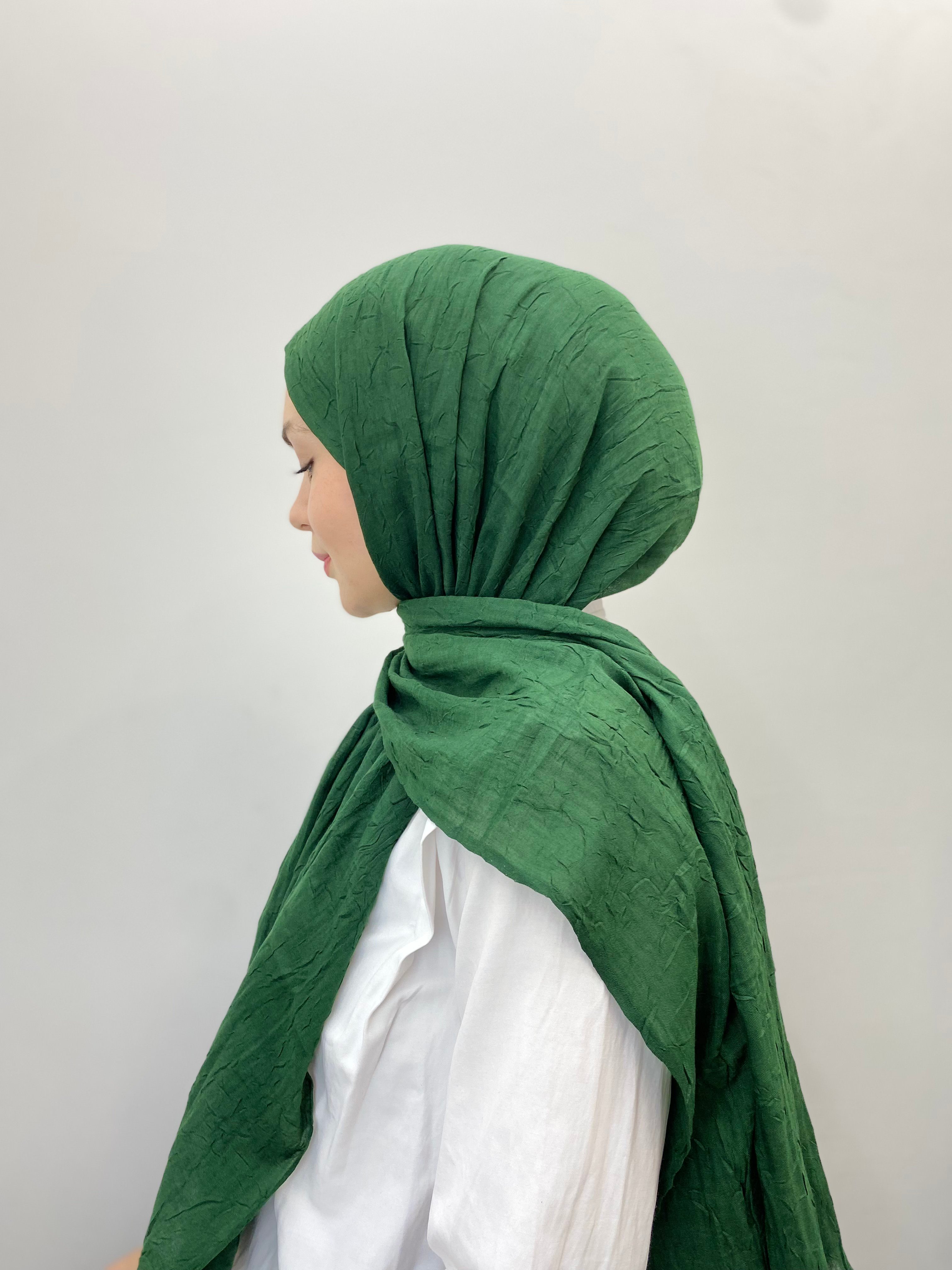 Zümrüt Yeşili Bambu Şal