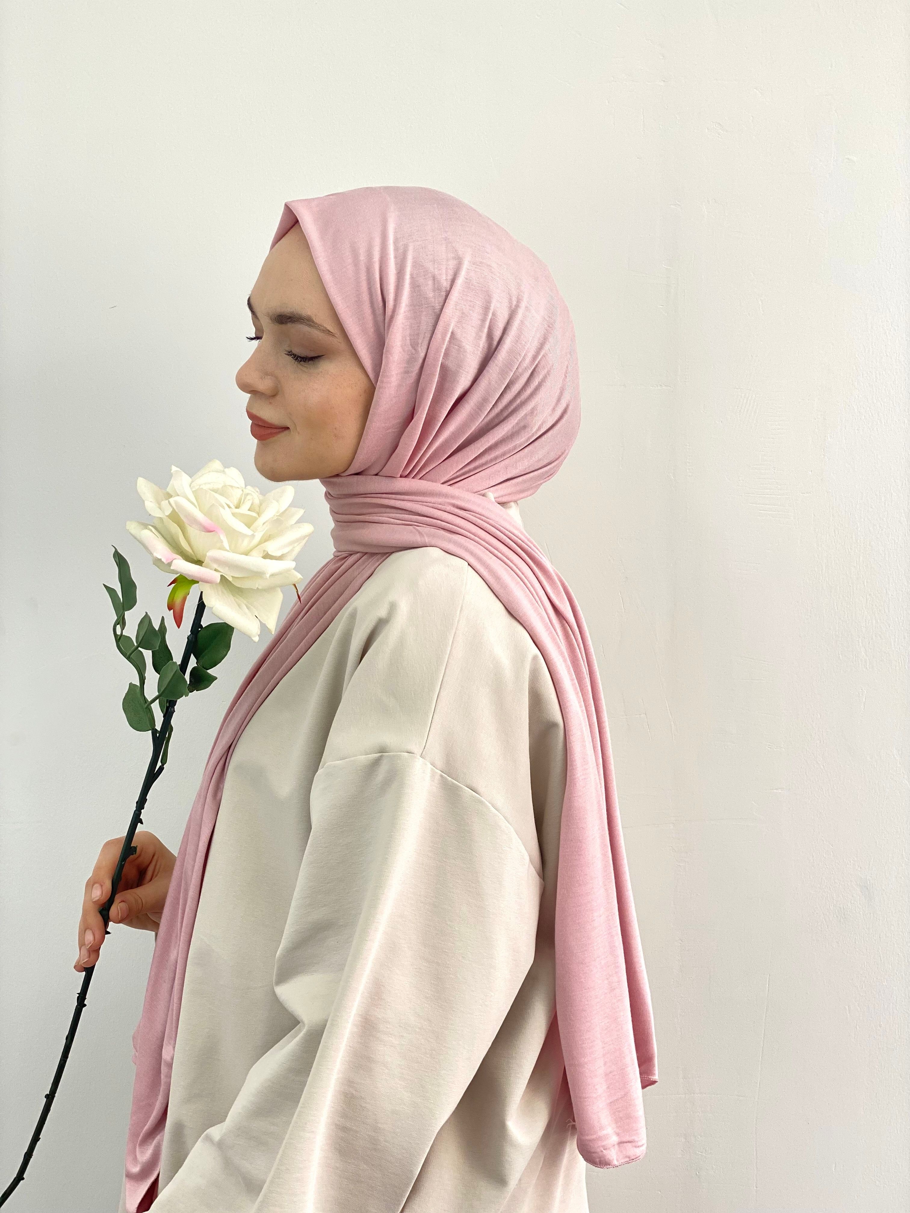 Toz Pembe Penye Şal