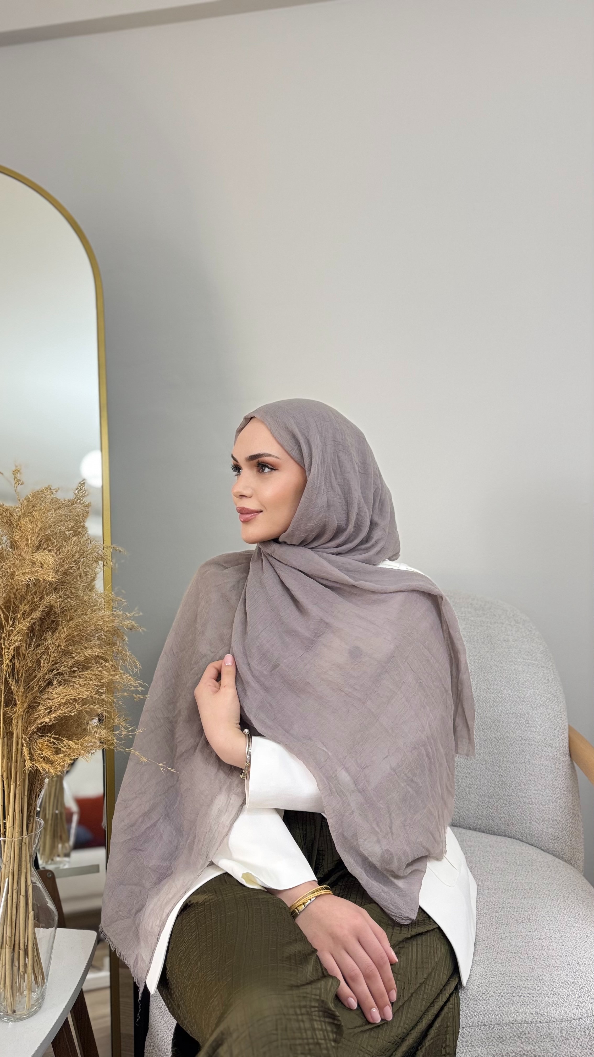 Kaya Rengi Konfor Şal