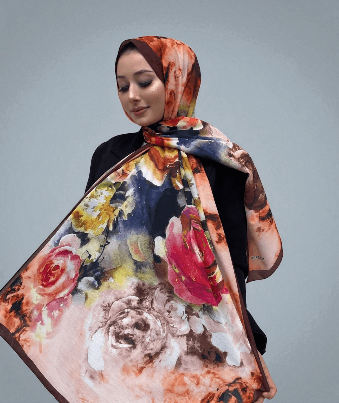 Rosina Desen Soft Şal - Gün Batımı