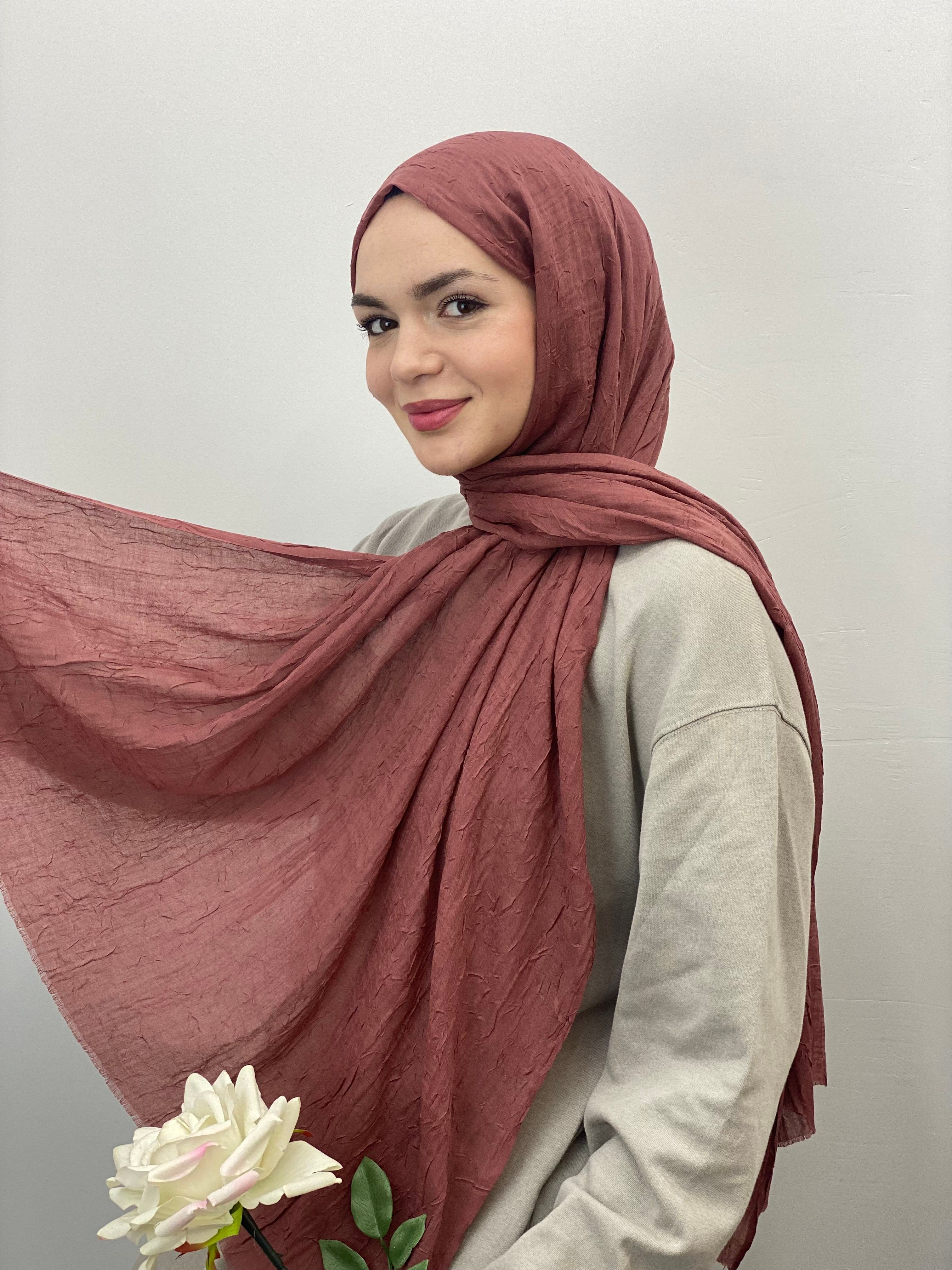 Gül Kurusu Bambu Şal