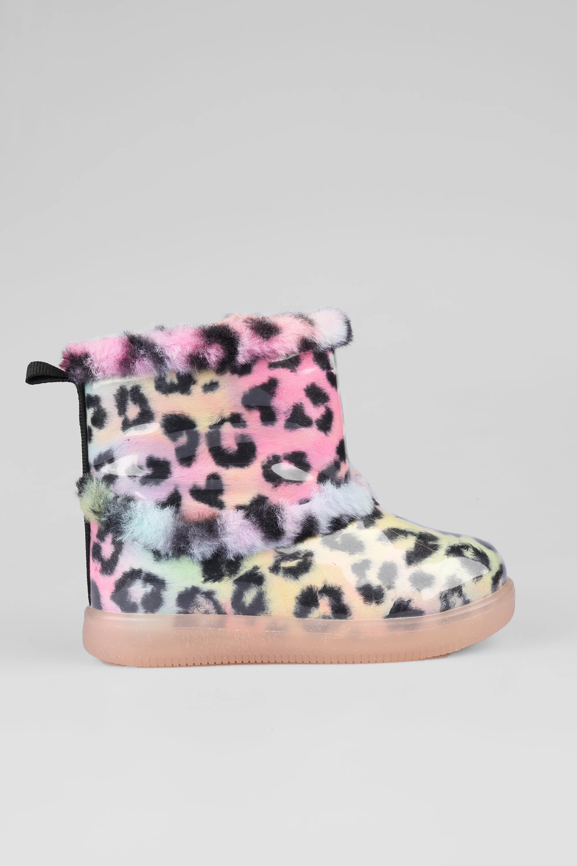 Peli Model Kız Bebek ve Çocuk Işıklı Siyah Çizme