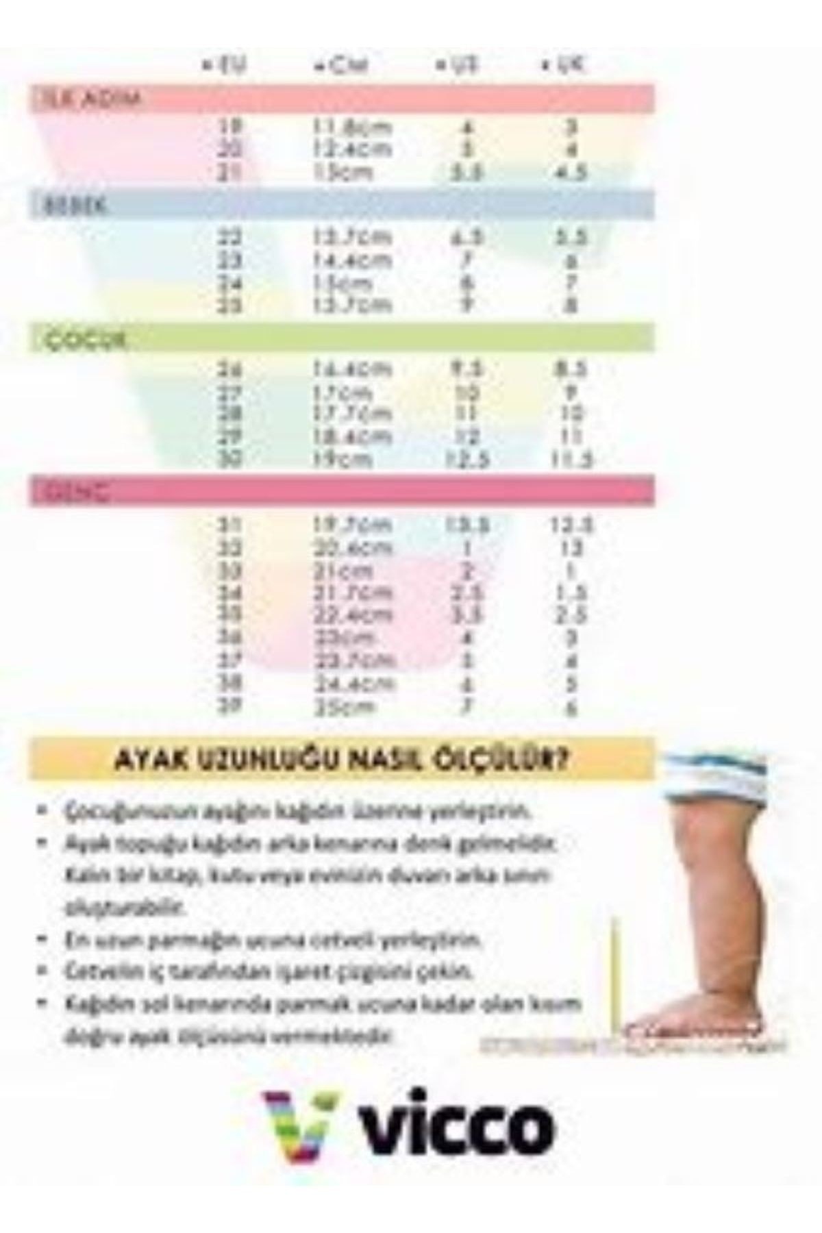 VİCCO CECELİA ERKEK ÇOCUK ORTOPEDİK SPOR AYAKKABI