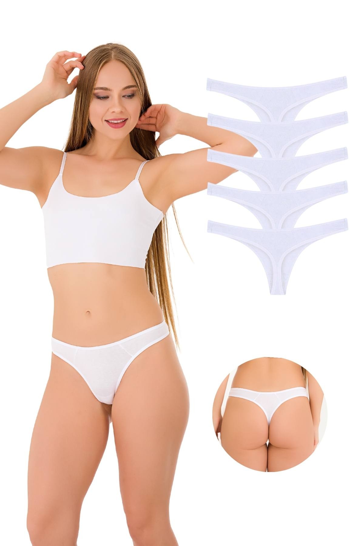 10051 Pamuklu Tanga String Kadın Külot