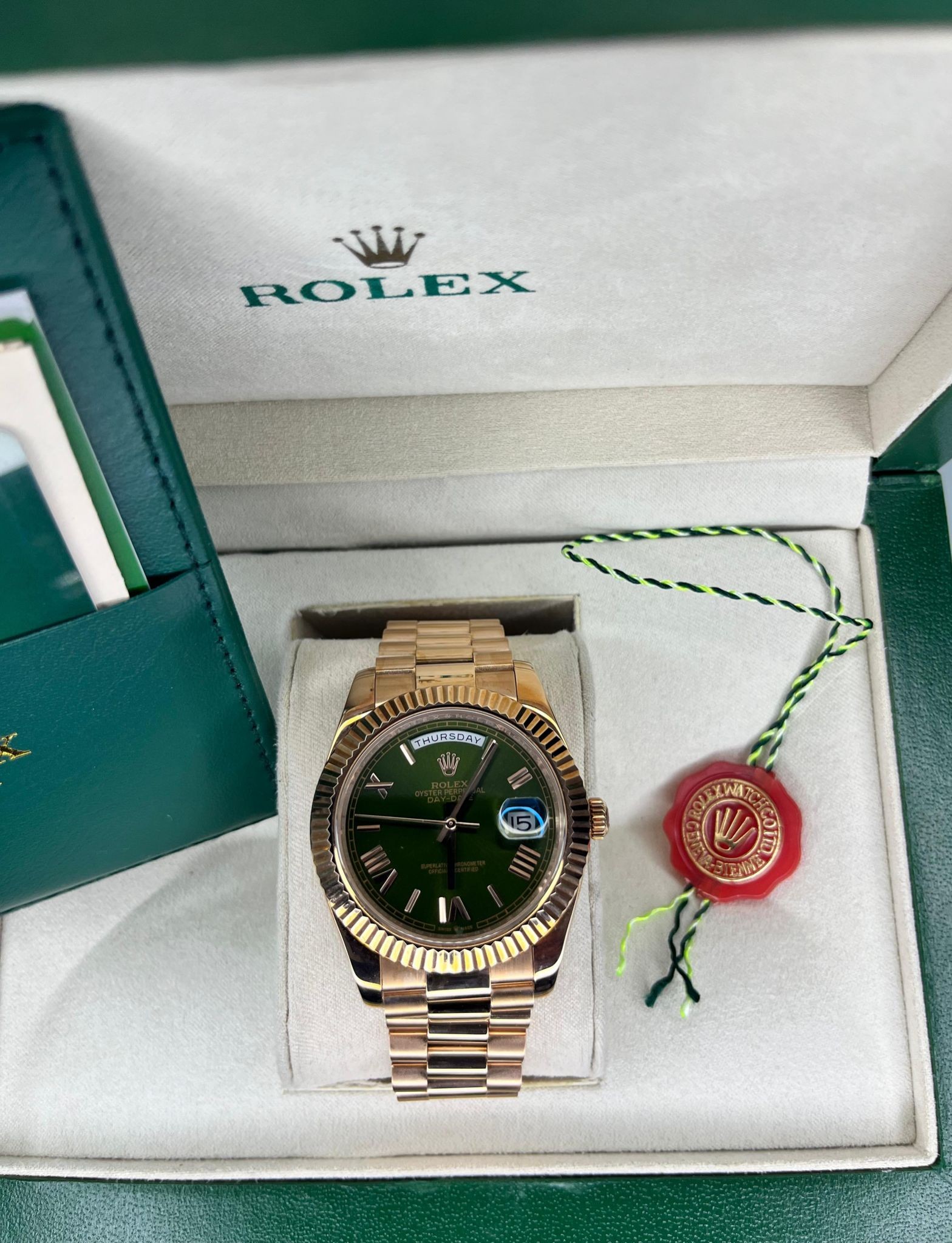 Rolex Day Date Roze Gold Erkek Kol Saati