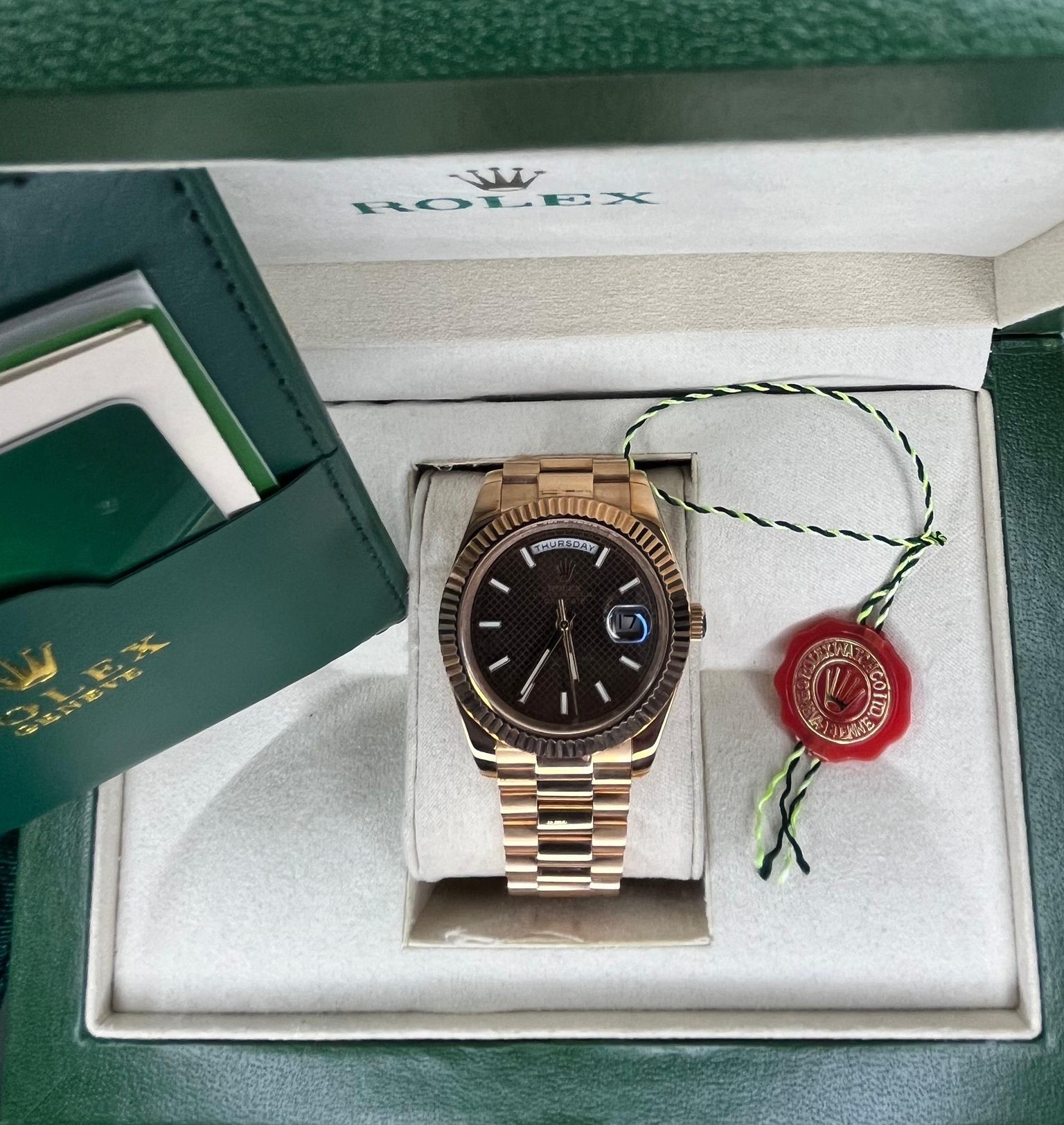 Rolex Day Date Roze Gold Erkek Kol Saati