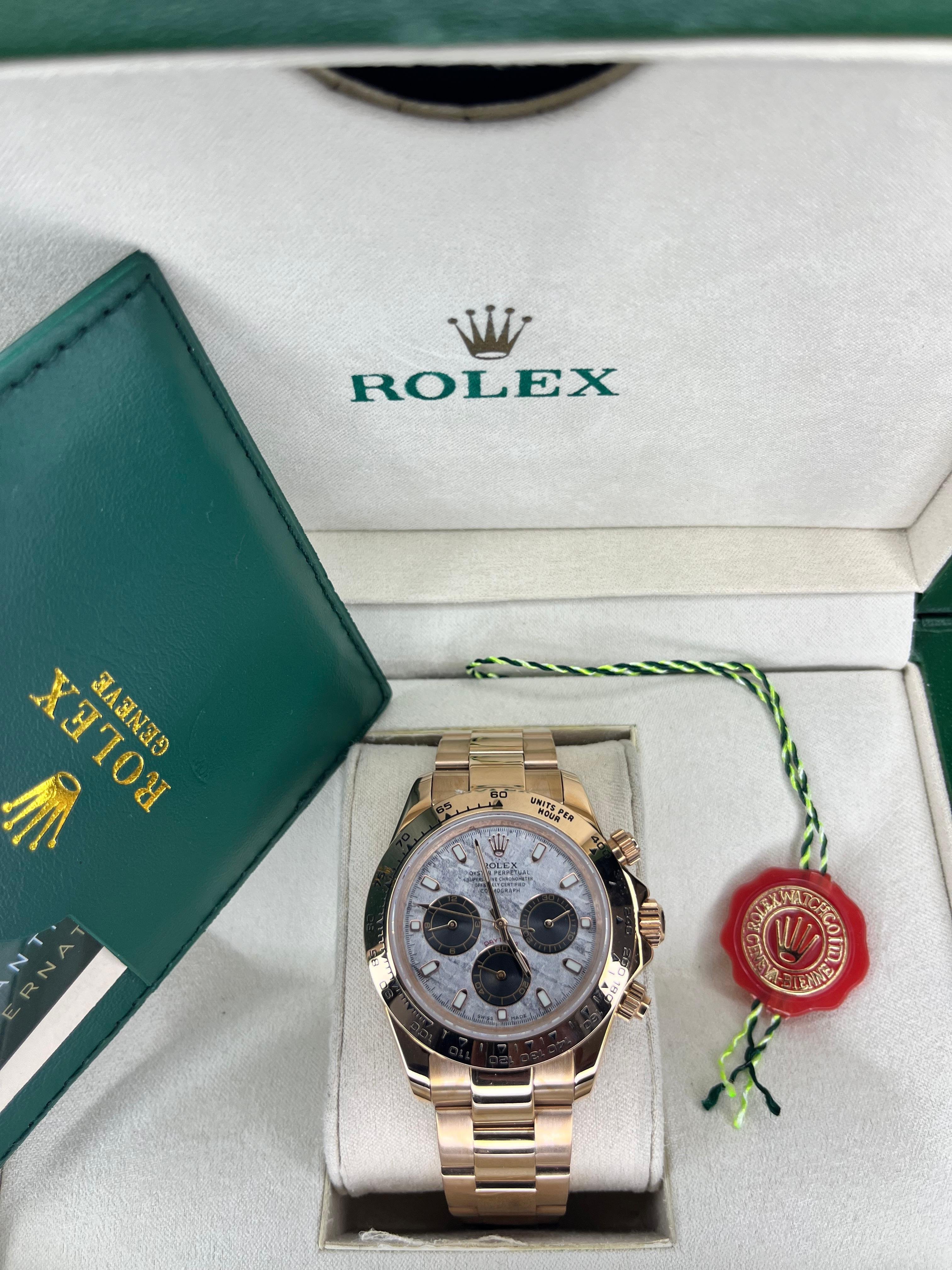 Rolex Roze Gold Daytona Erkek Kol Saati