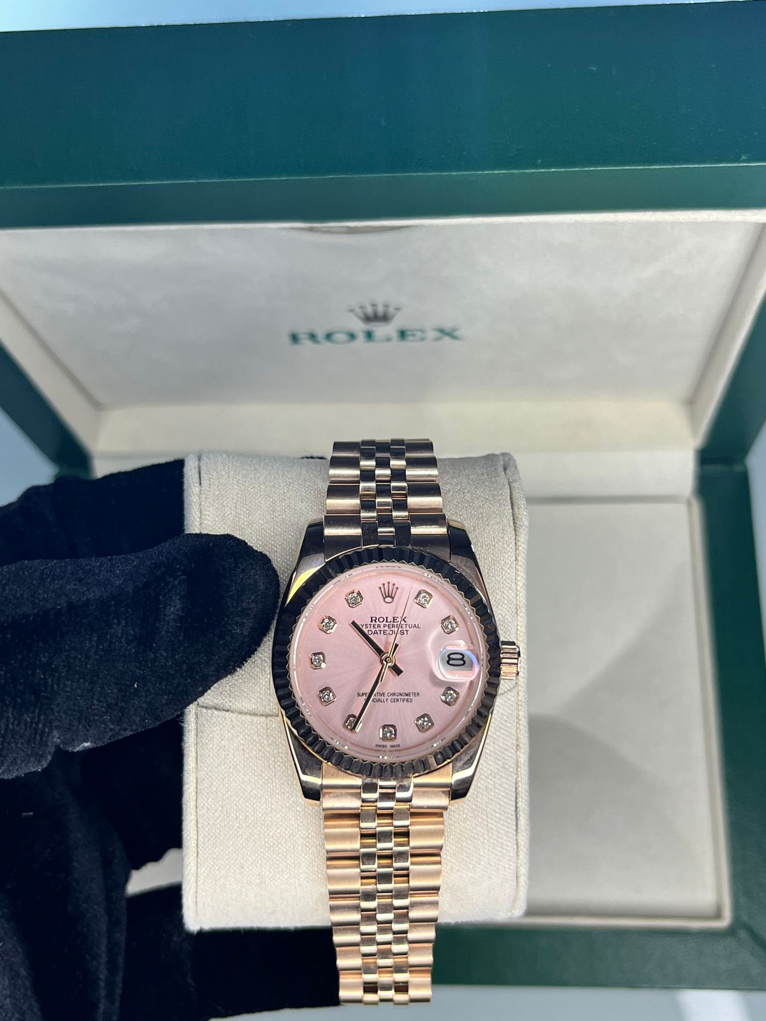 Rolex Datejust 31mm Rose Gold Kadın Kol Saati