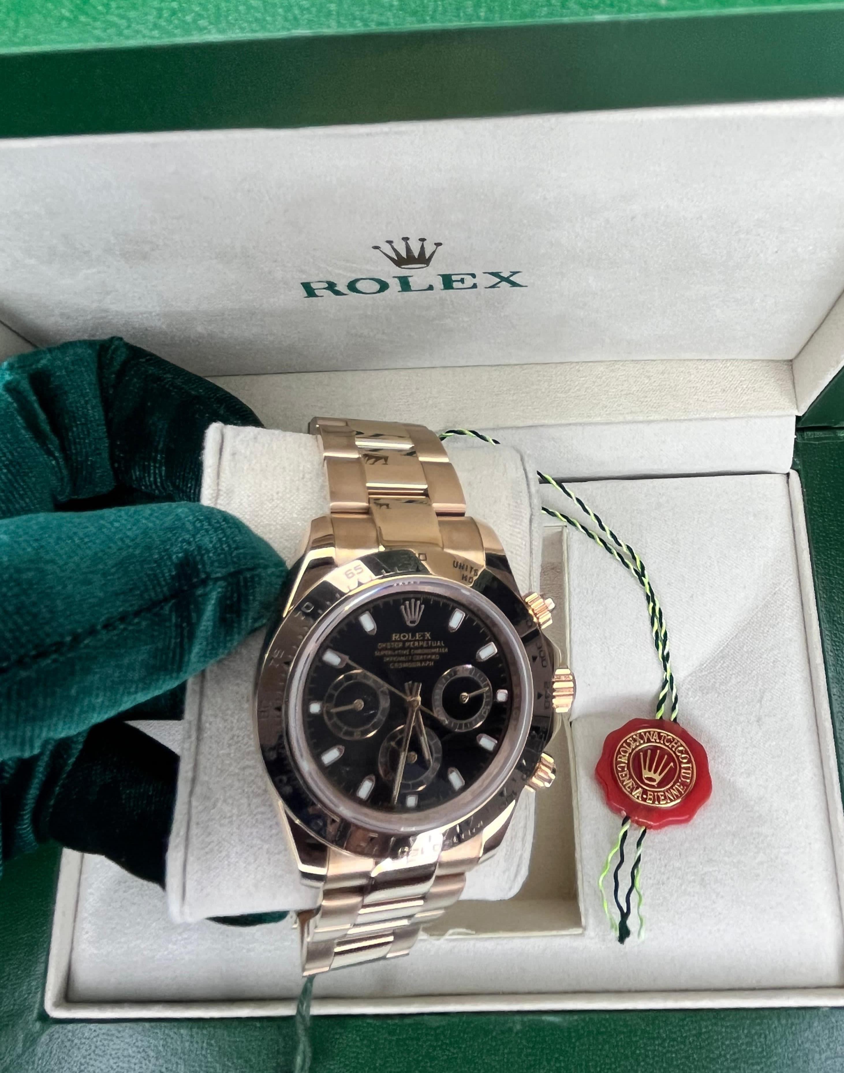 Rolex Daytona Roze Gold Erkek Kol Saati