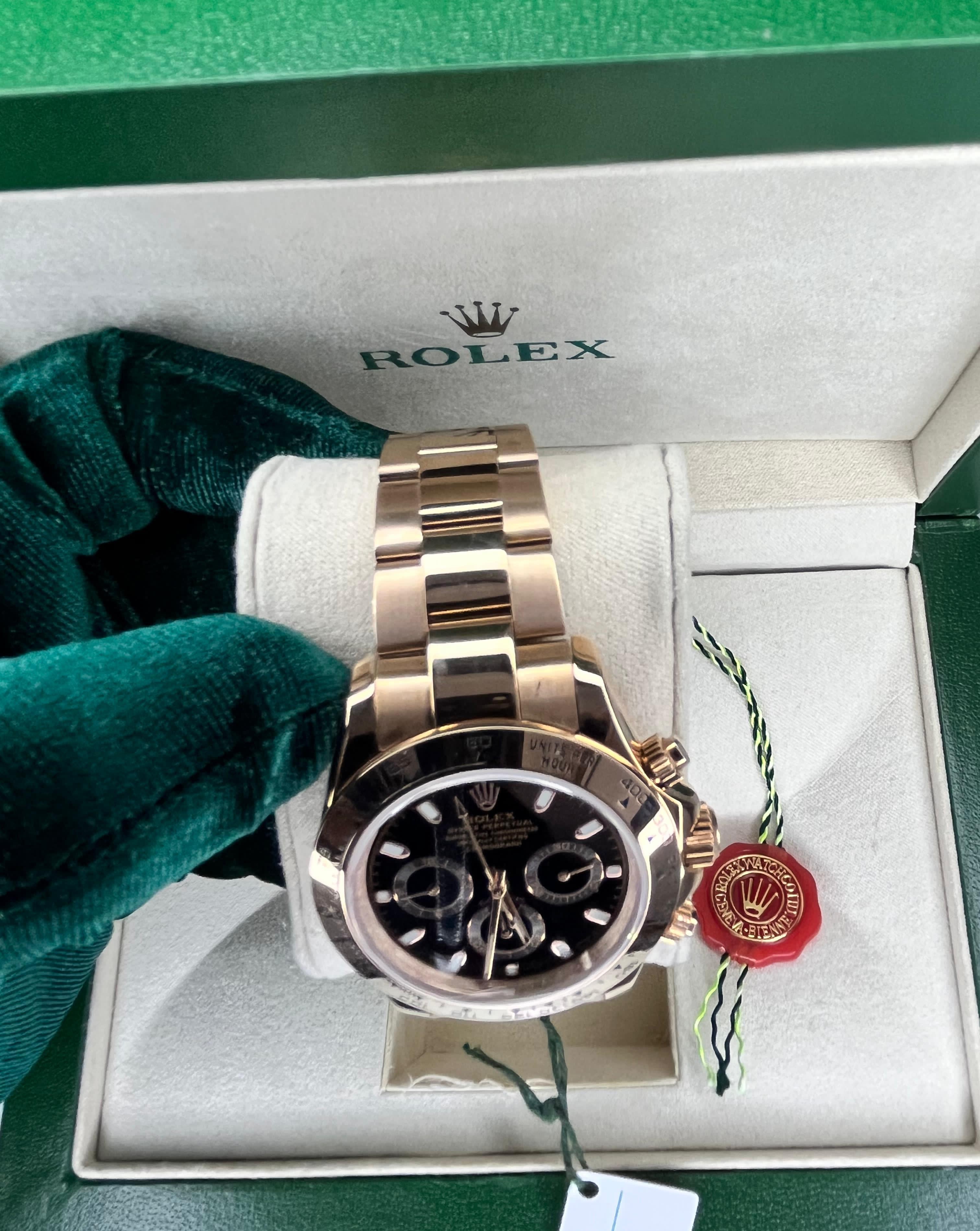 Rolex Daytona Roze Gold Erkek Kol Saati