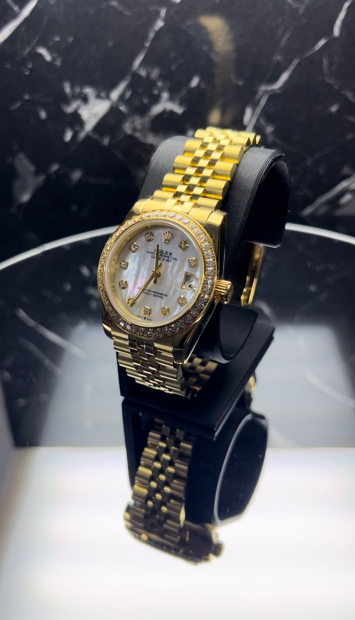 Rolex Datejust Gold Kaplama Kadın Kol Saati