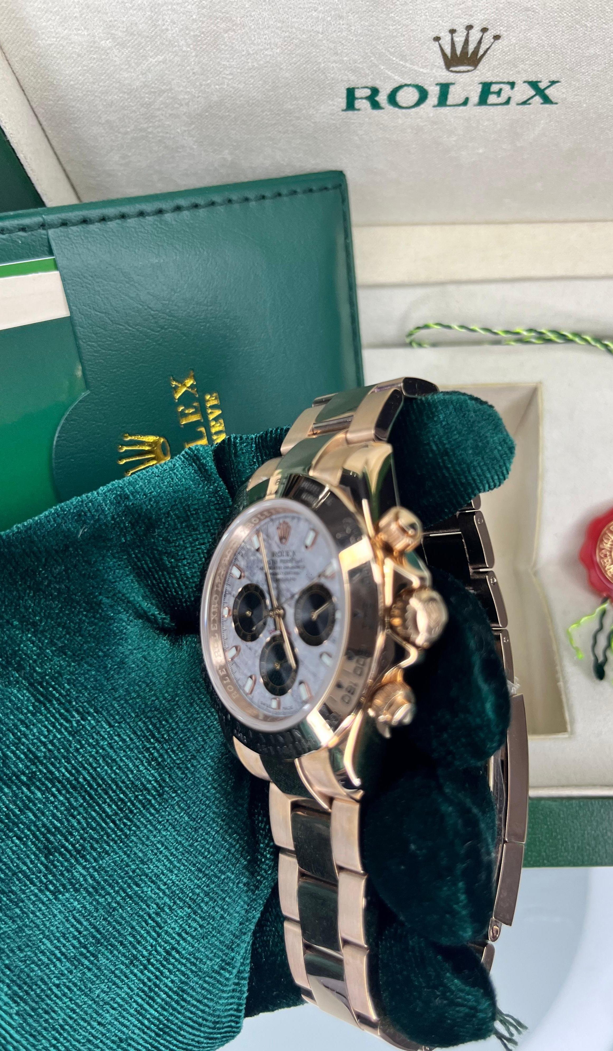 Rolex Roze Gold Daytona Erkek Kol Saati