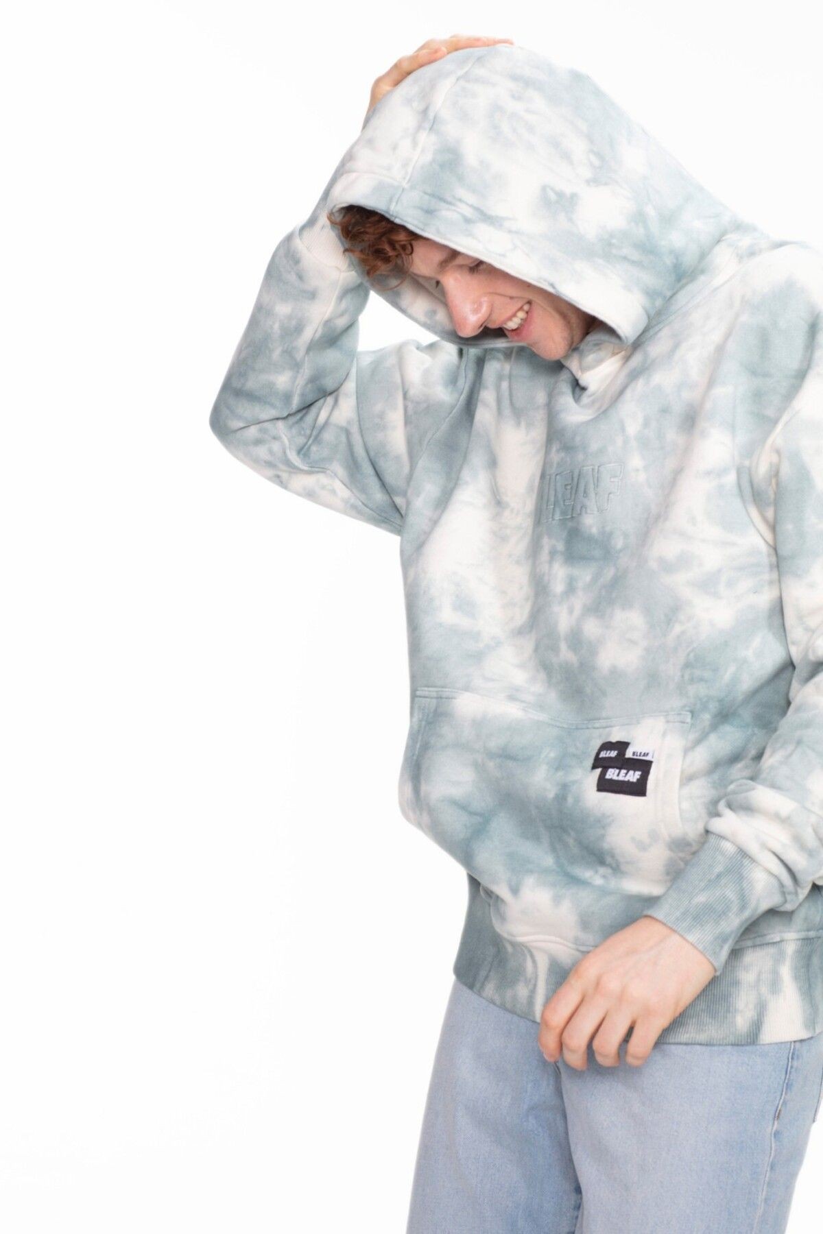 Hooded Batik Sweatshirt