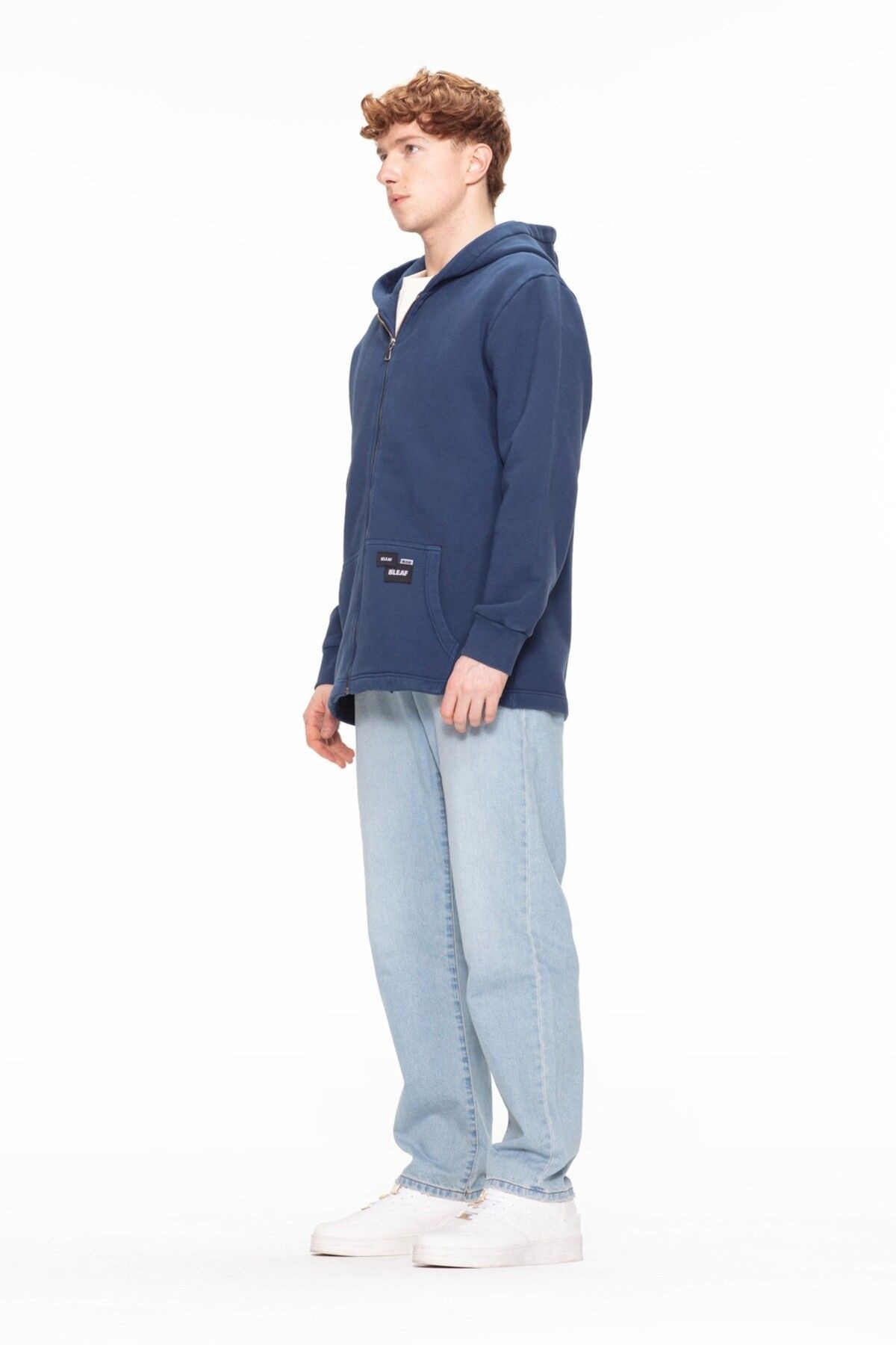 Hooded Zipper Closure Sweatshirt