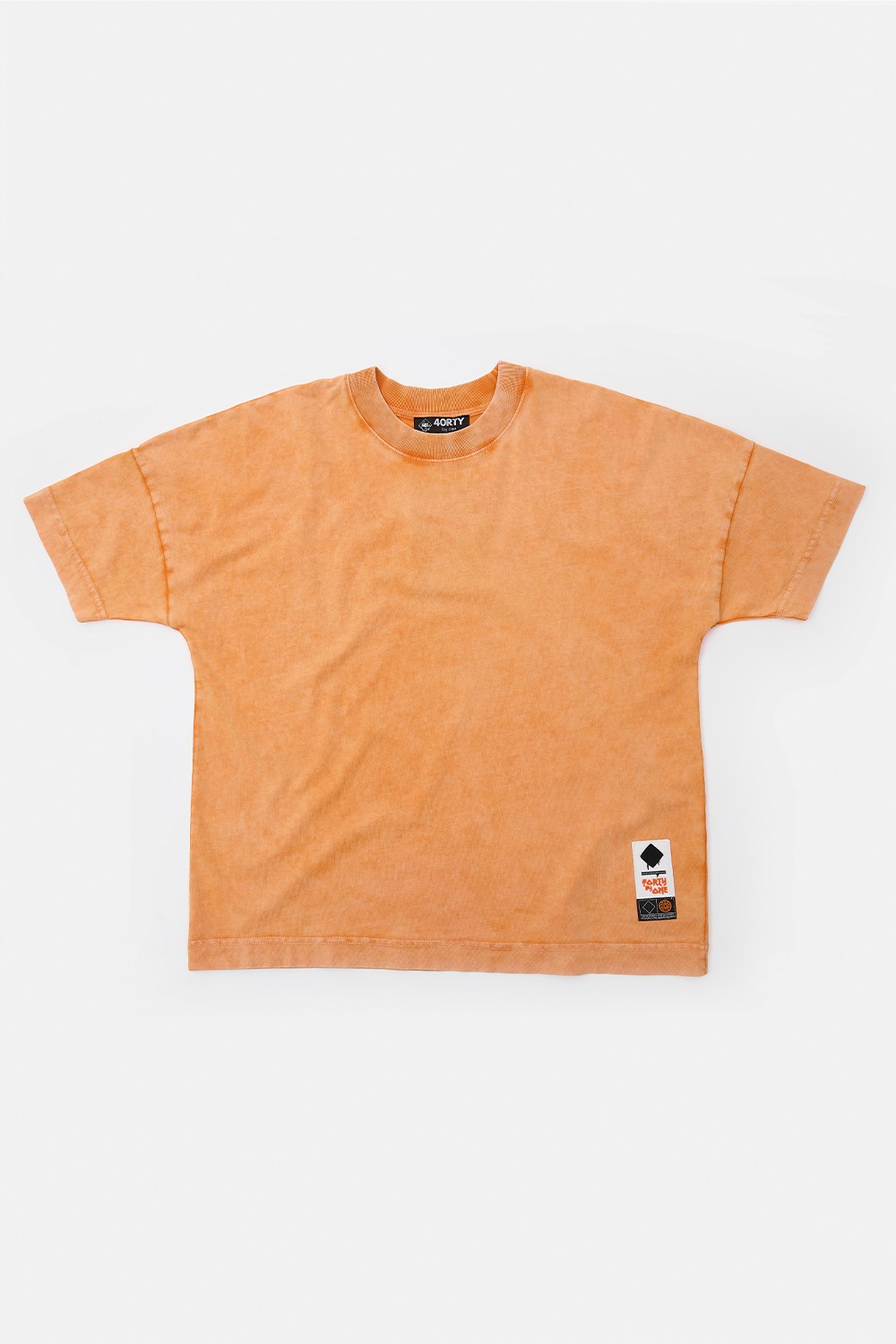 CROP Tişört/Oversize  40by1 Edition - Turuncu