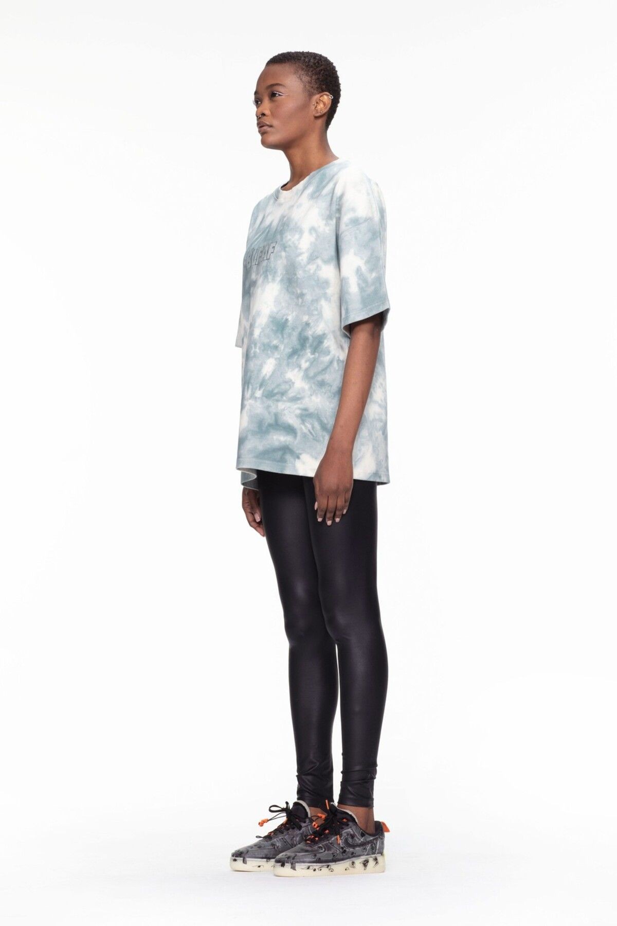"Batik" Designed Oversize T-Shirt