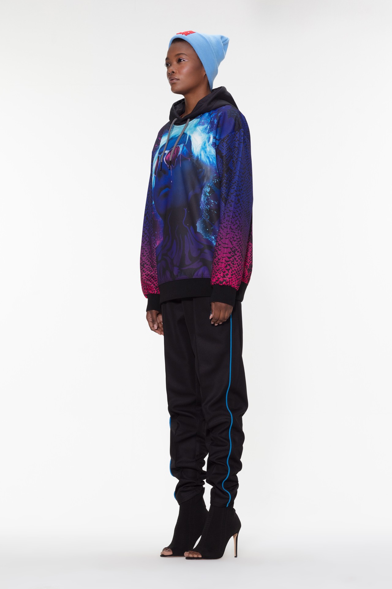  "Neon Vision" Hooded Sweatshirt