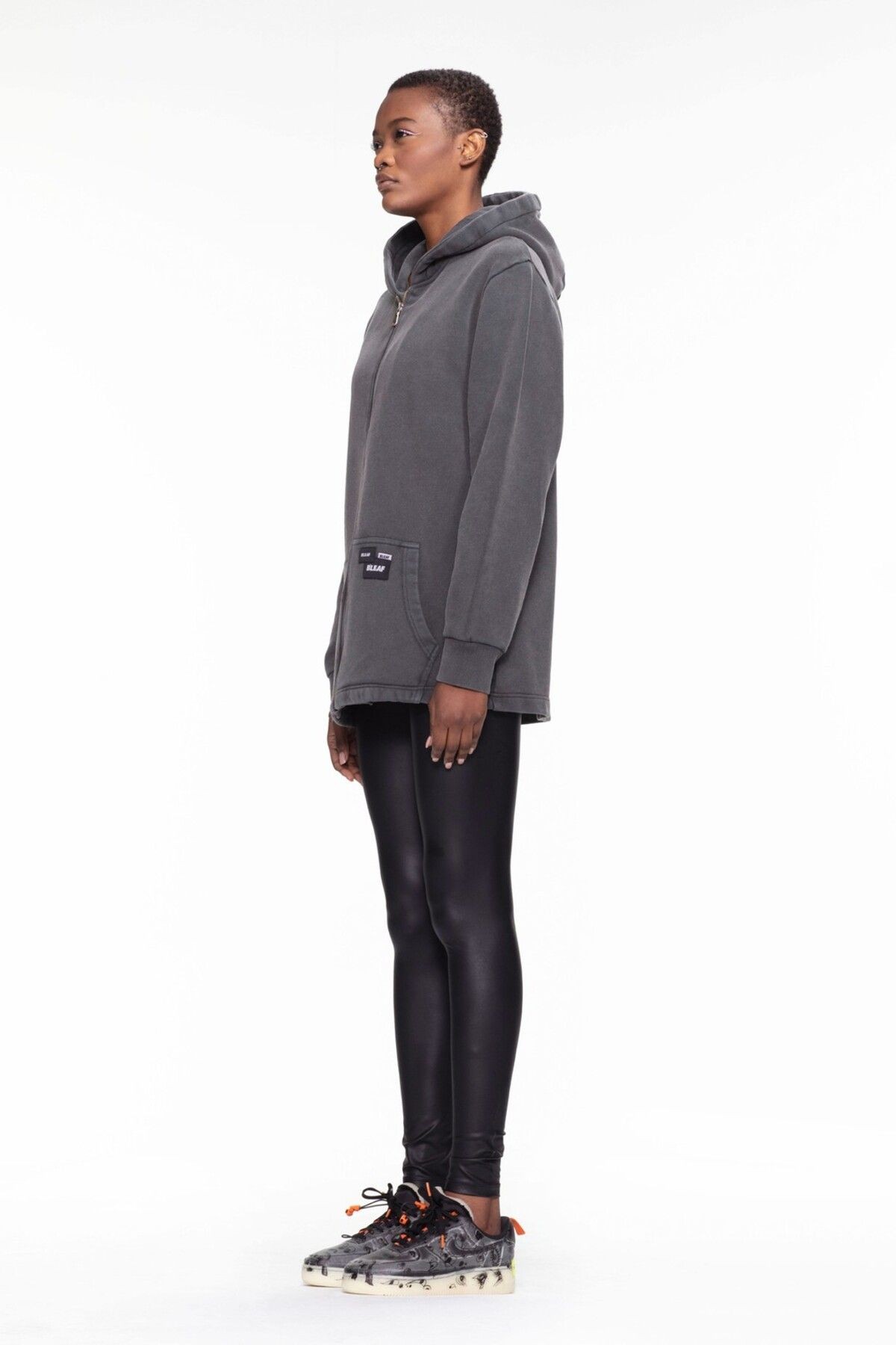 "Hooded Zipper Closure" Sweatshirt