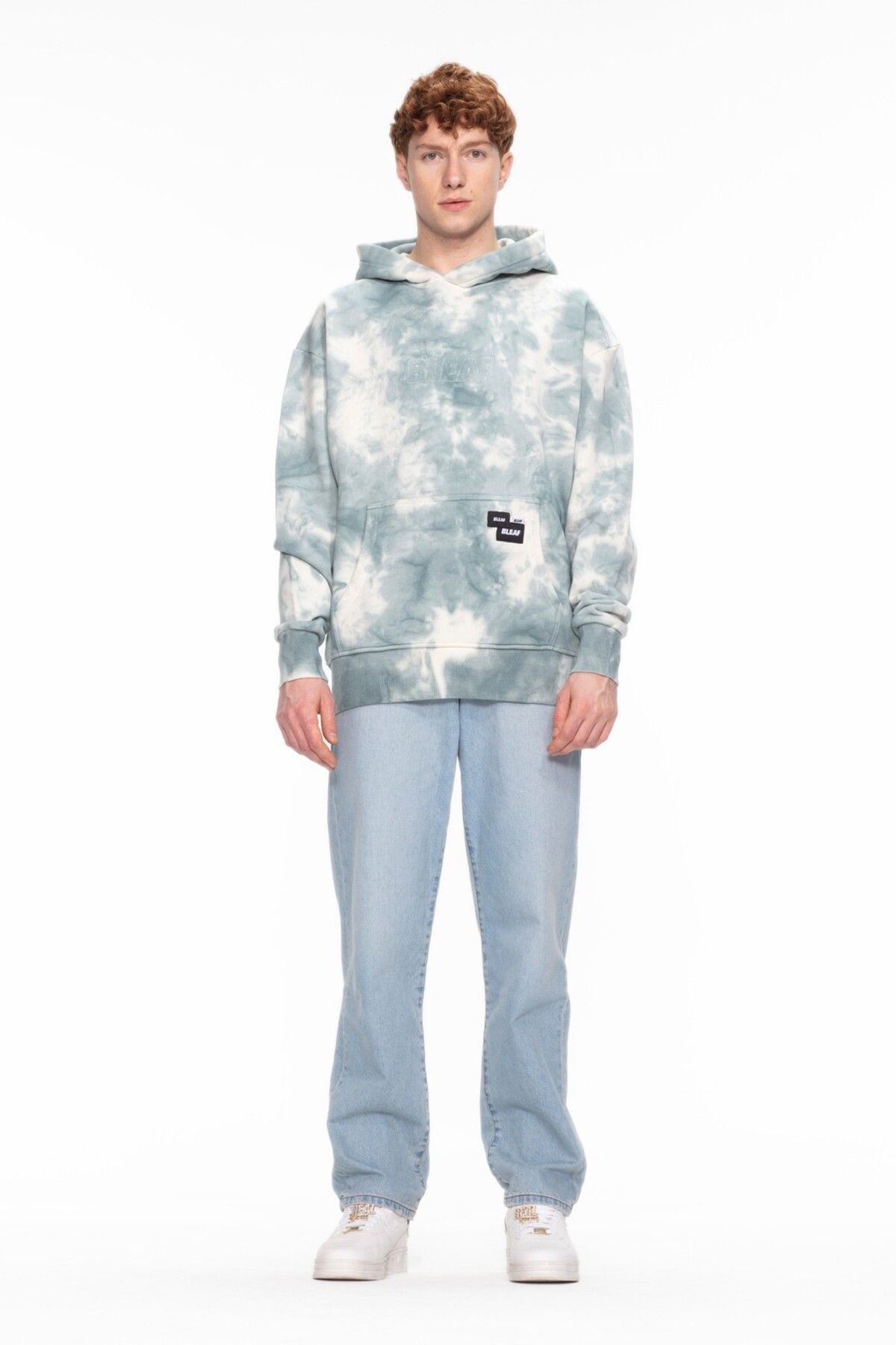 Hooded Batik Sweatshirt