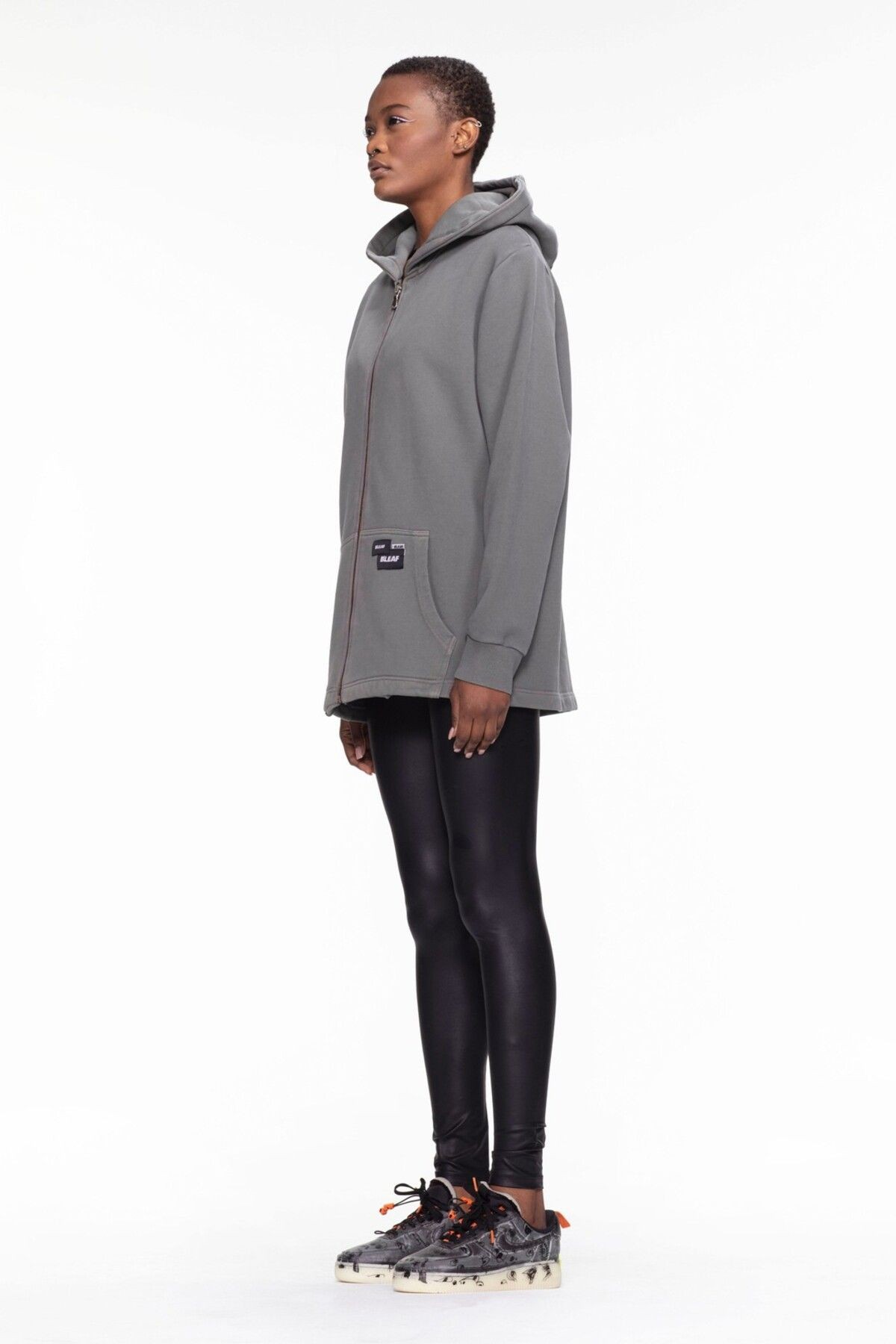 "Hooded Zipper Closure" Sweatshirt