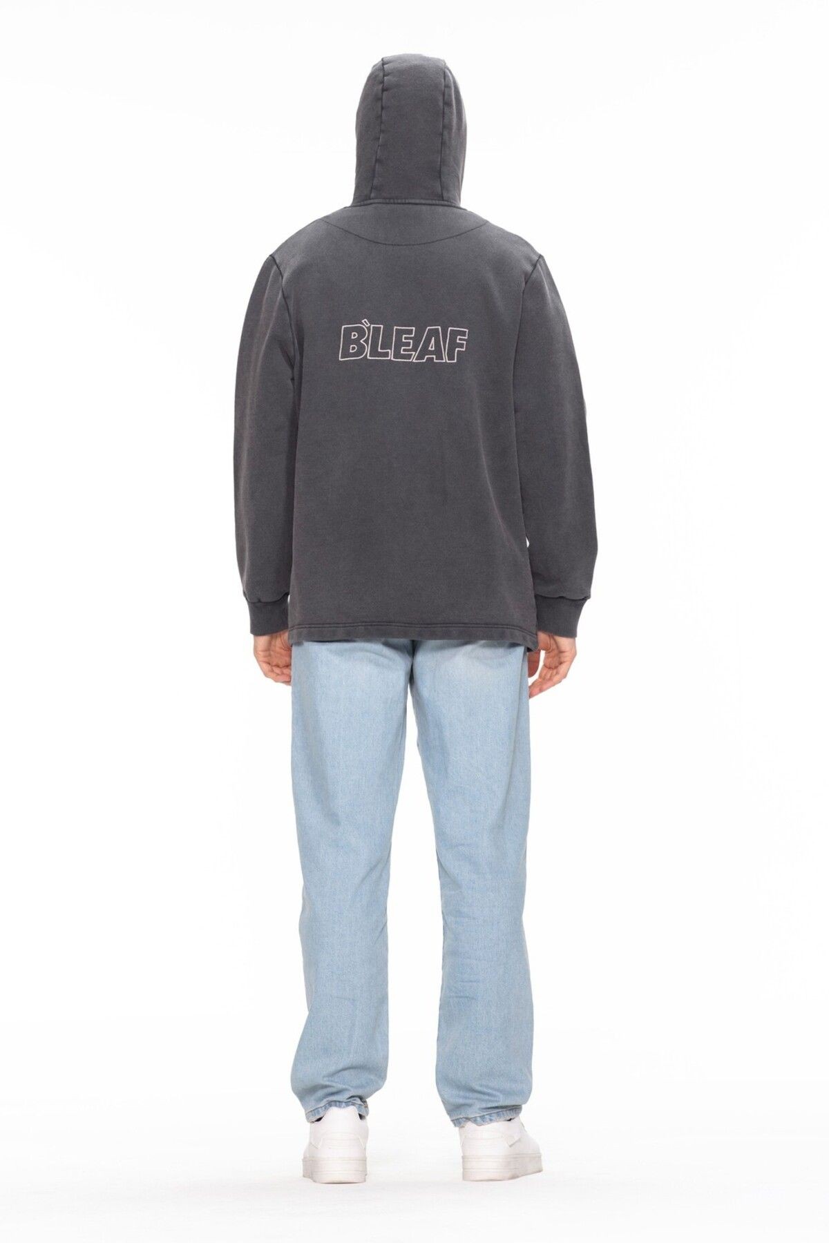 Hooded Zipper Closure Sweatshirt