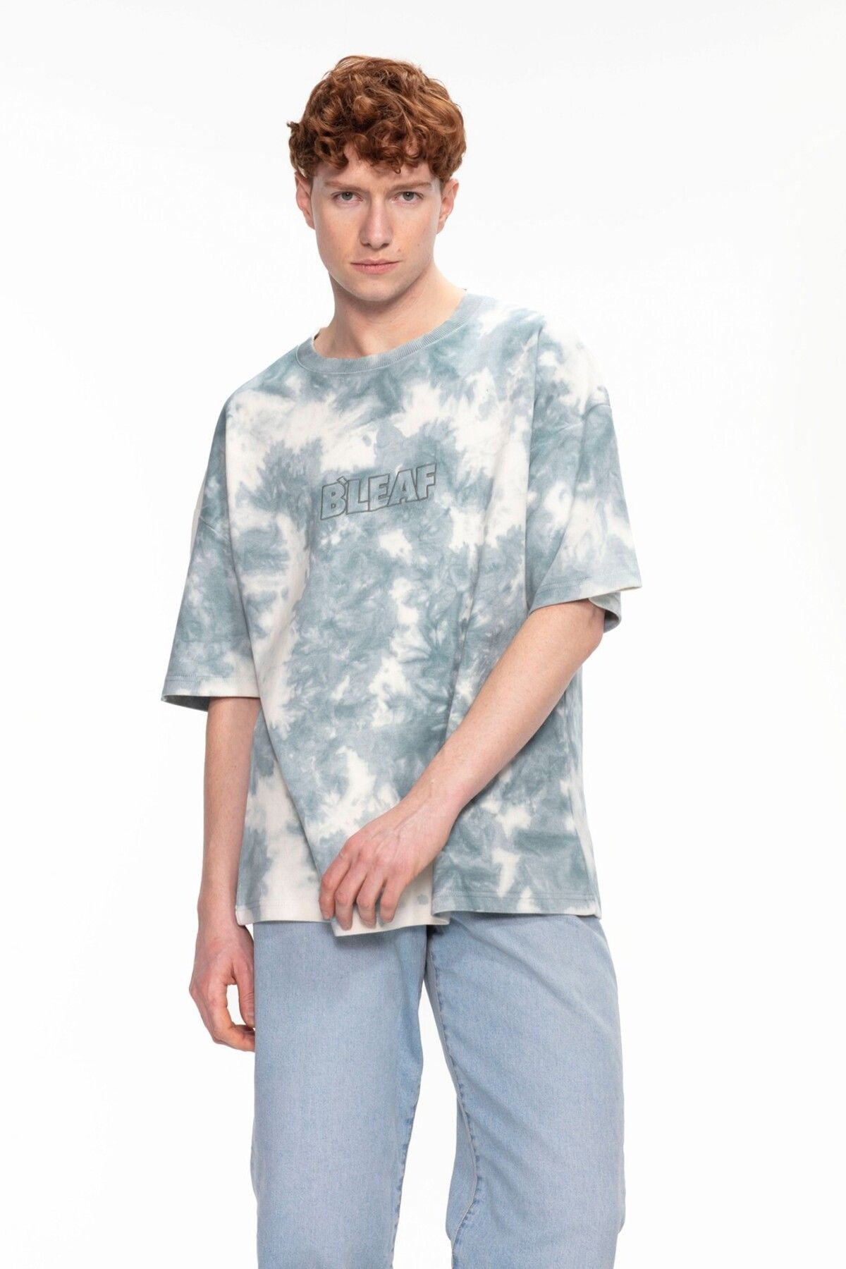 Batik Designed Oversize T-Shirt