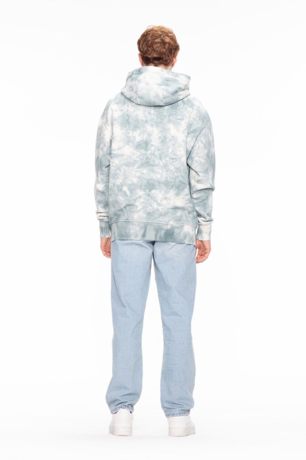 Hooded Batik Sweatshirt