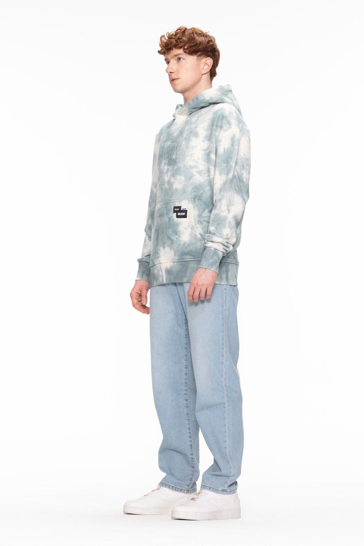 Hooded Batik Sweatshirt