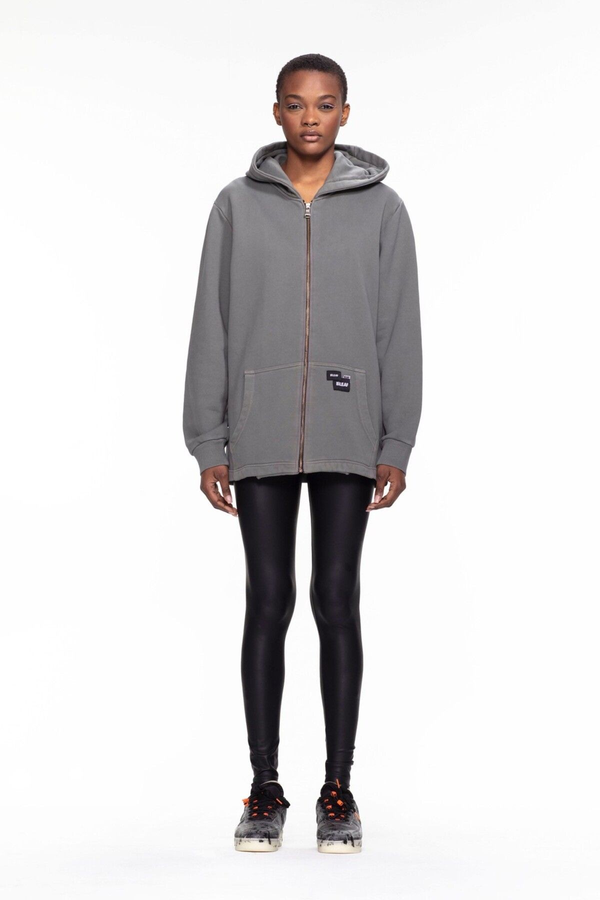 "Hooded Zipper Closure" Sweatshirt