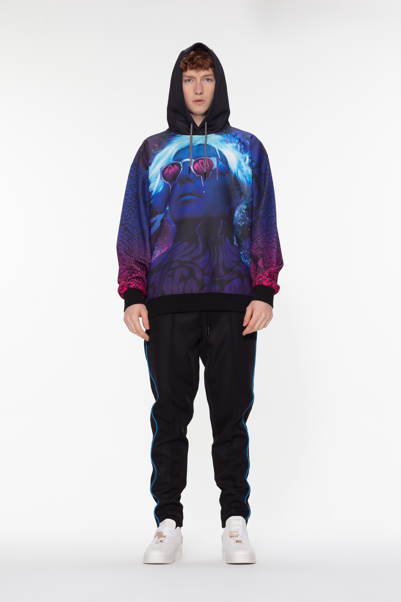 "Neon Vision" Hooded Sweatshirt