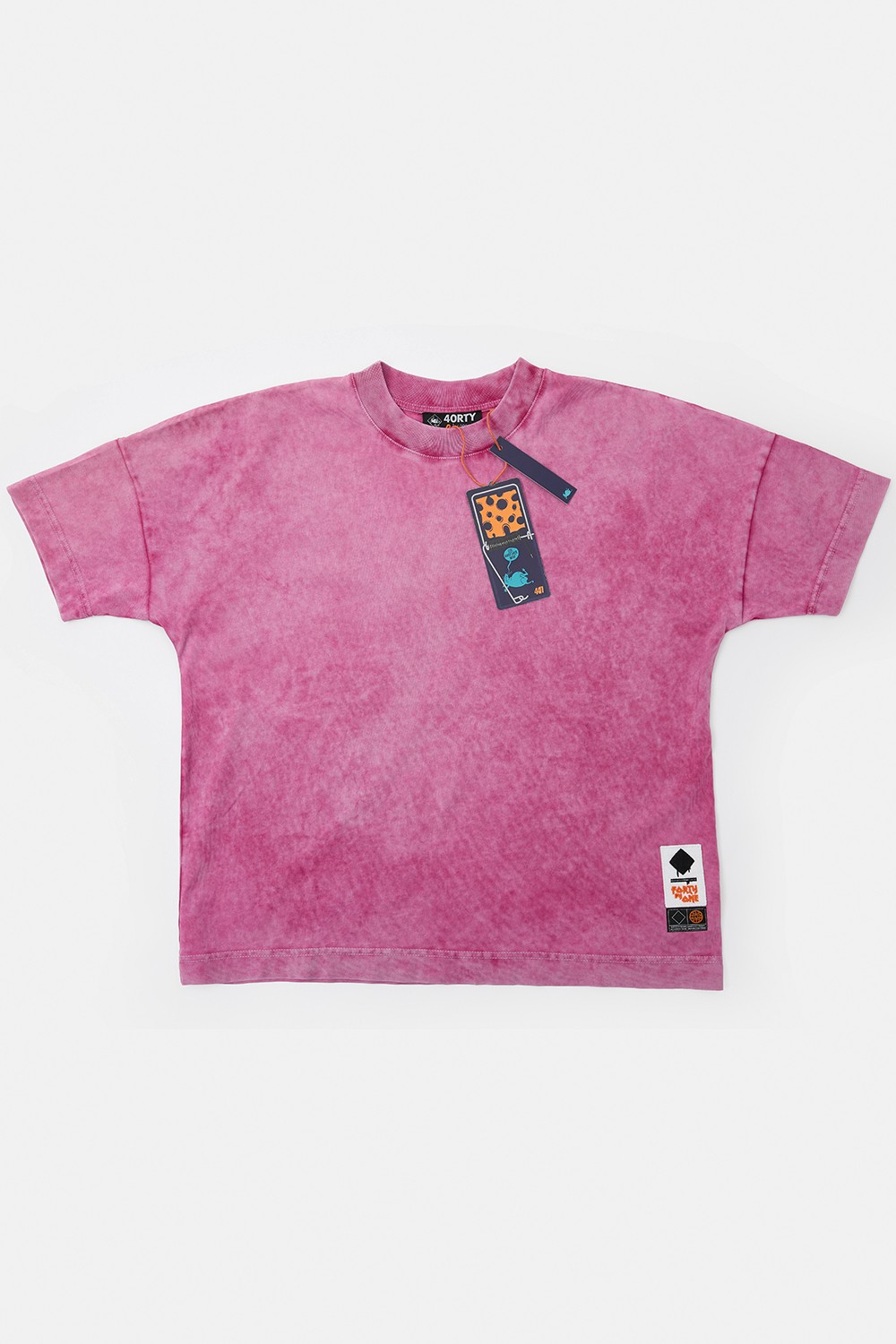 CROP Tişört/Oversize  40by1 Edition - Rose