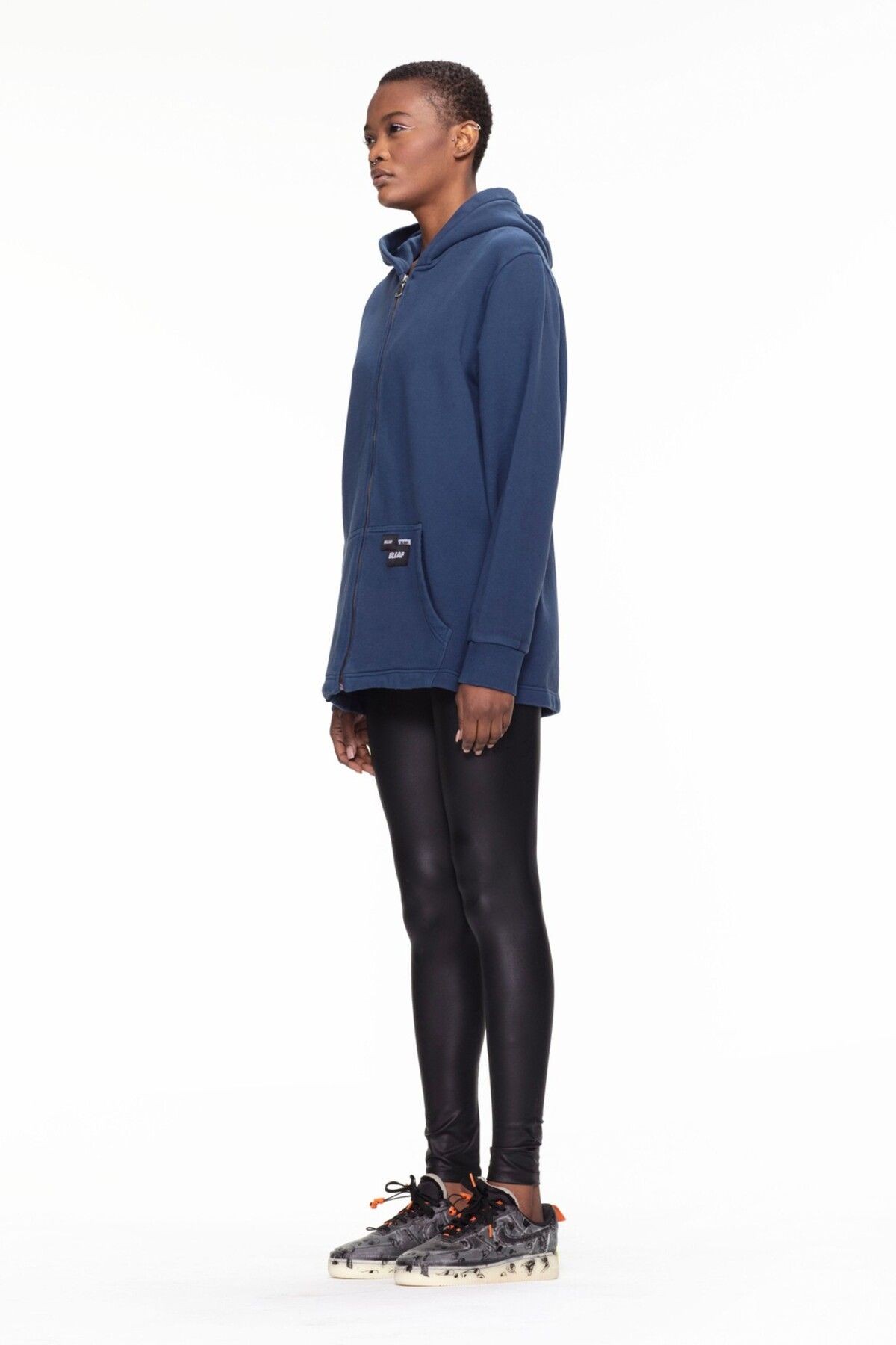 "Hooded Zipper Closure" Sweatshirt