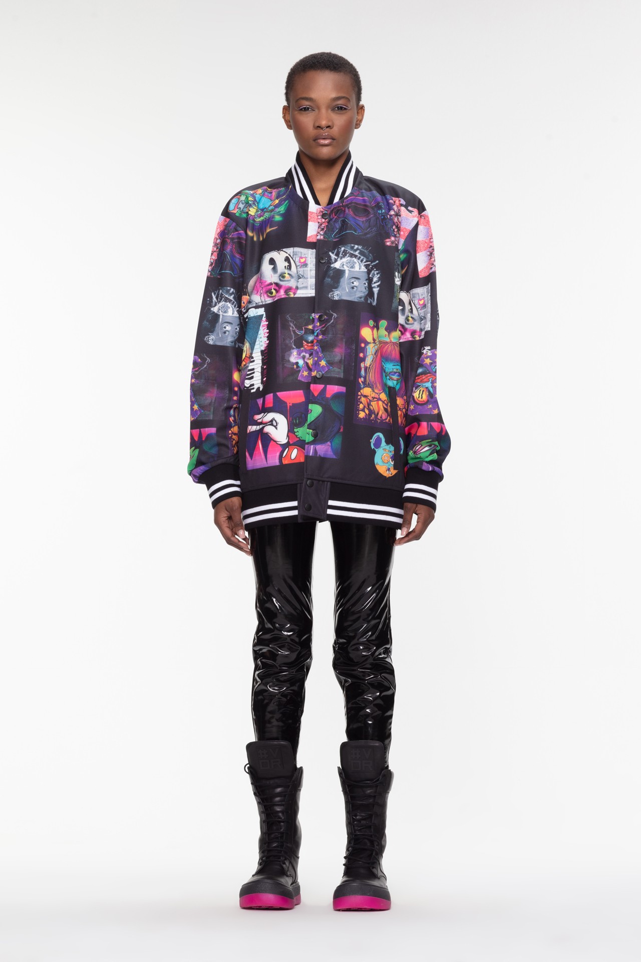 "Pop Art Fusion" College Jacket