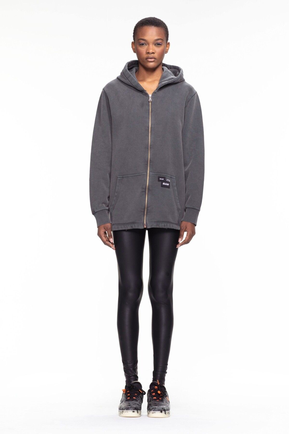 "Hooded Zipper Closure" Sweatshirt
