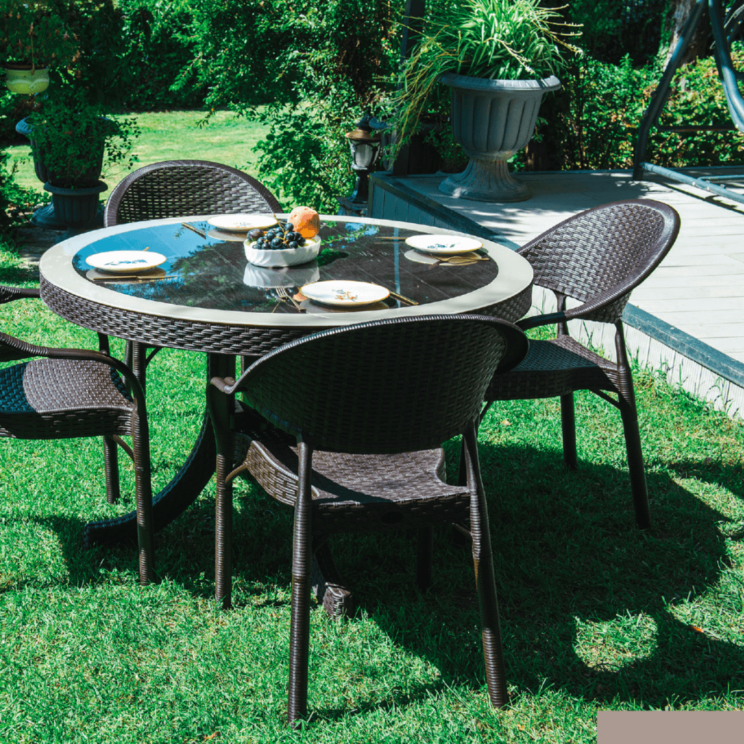 Holiday Bambu Rattan Desenli Sandalye
