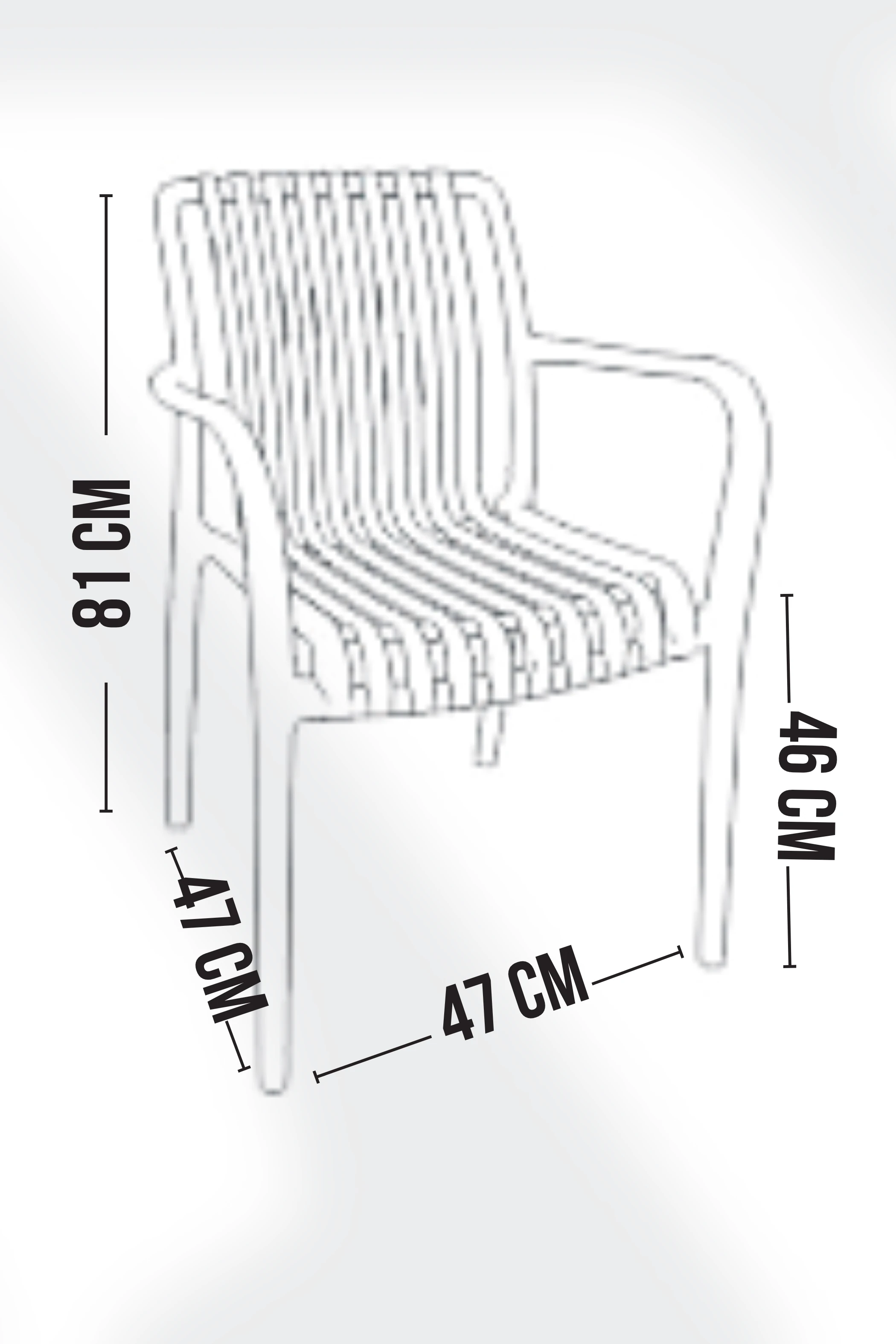 Paris Şık ve Lüks Kafe Sandalyesi 6'lı set