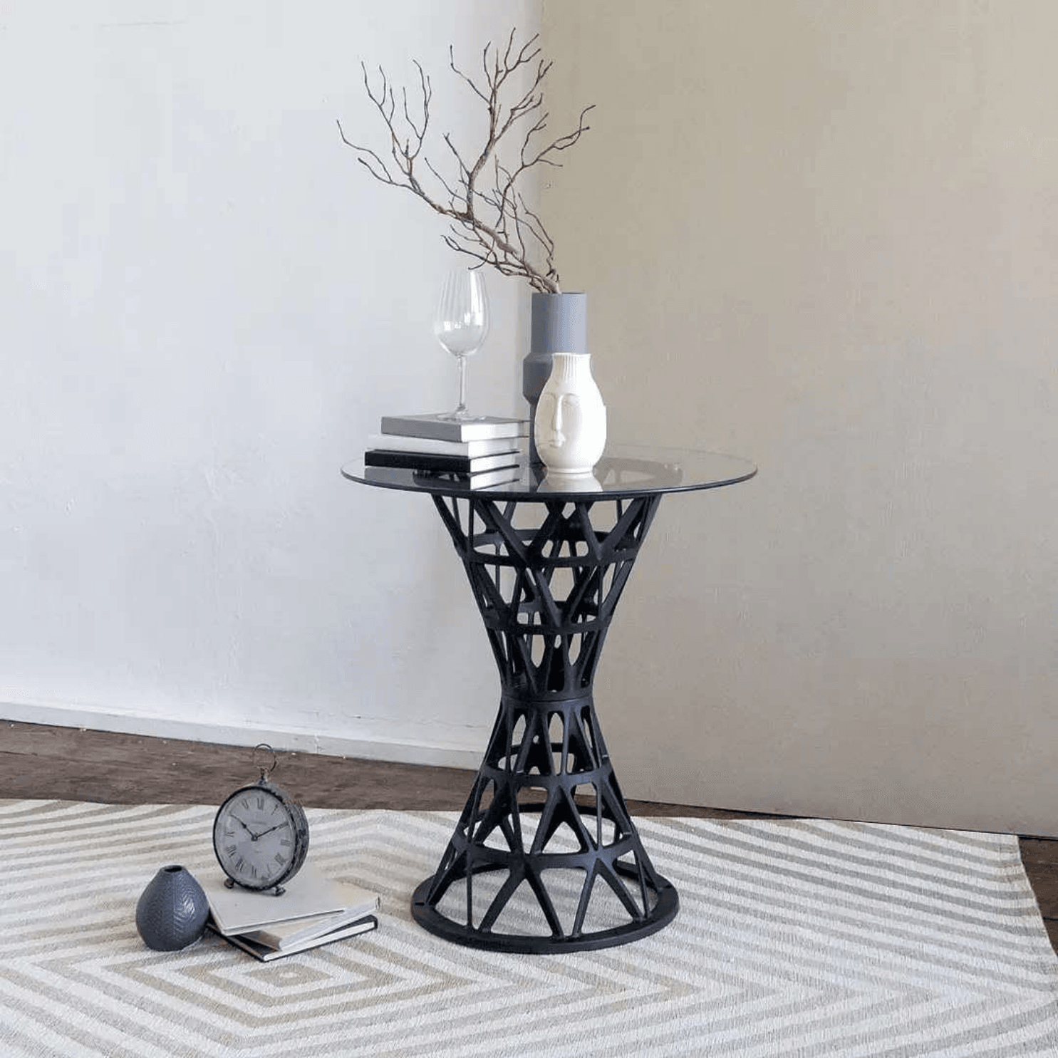 Eiffel Masa Temperli Cam 70 cm