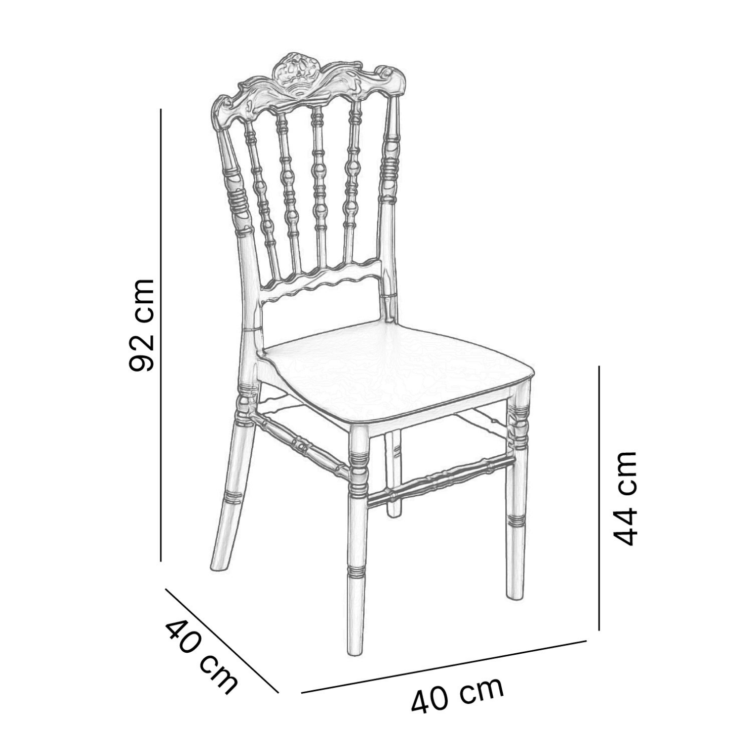 Crown Organizasyon Sandalyesi 20'li Set