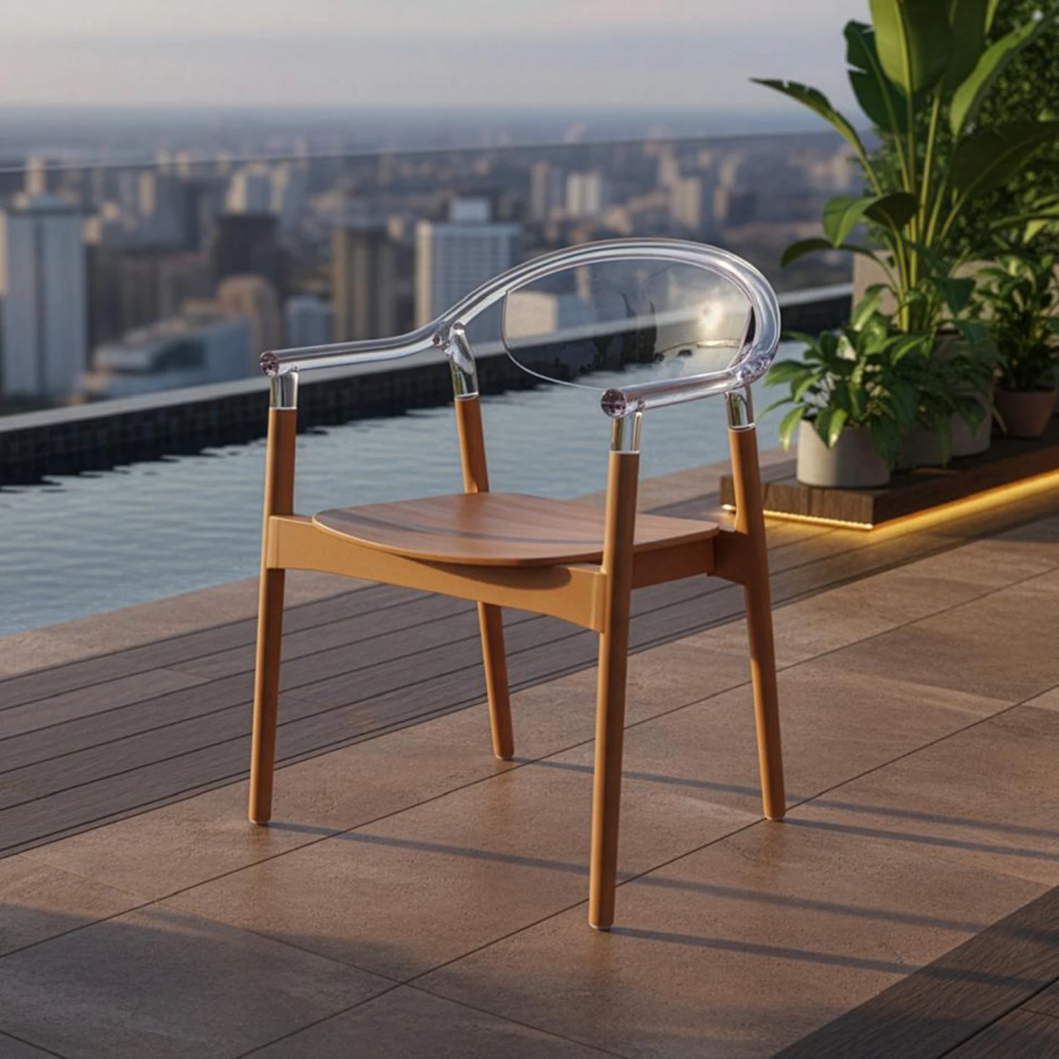 Tokyo 6'lı Lüks Kafe ve Balkon Sandalyesi