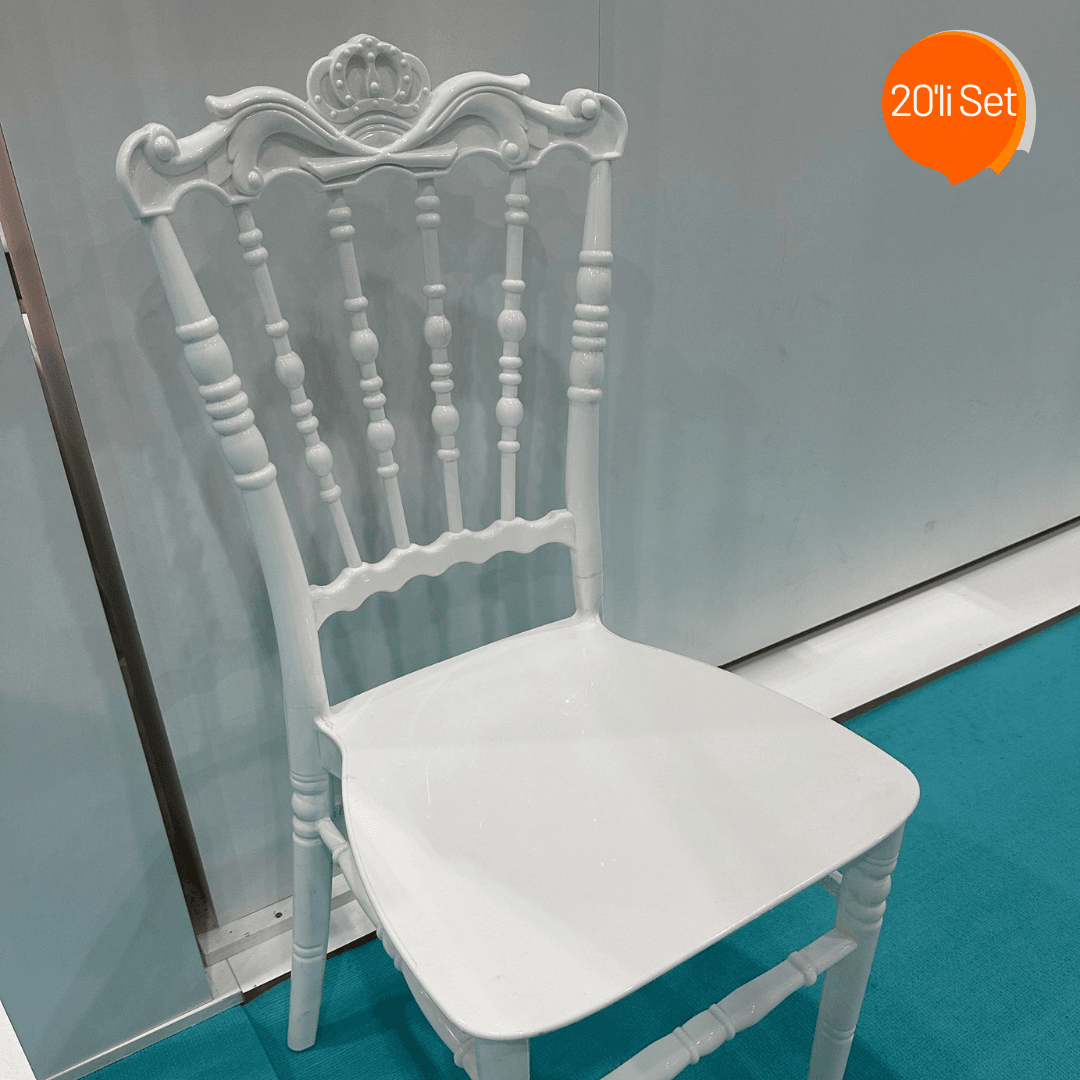 Crown Organizasyon Sandalyesi 20'li Set