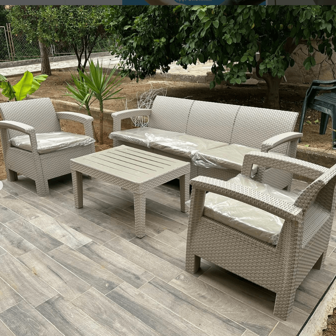 Holiday Amazon Üçlü Balkon Oturma Grubu