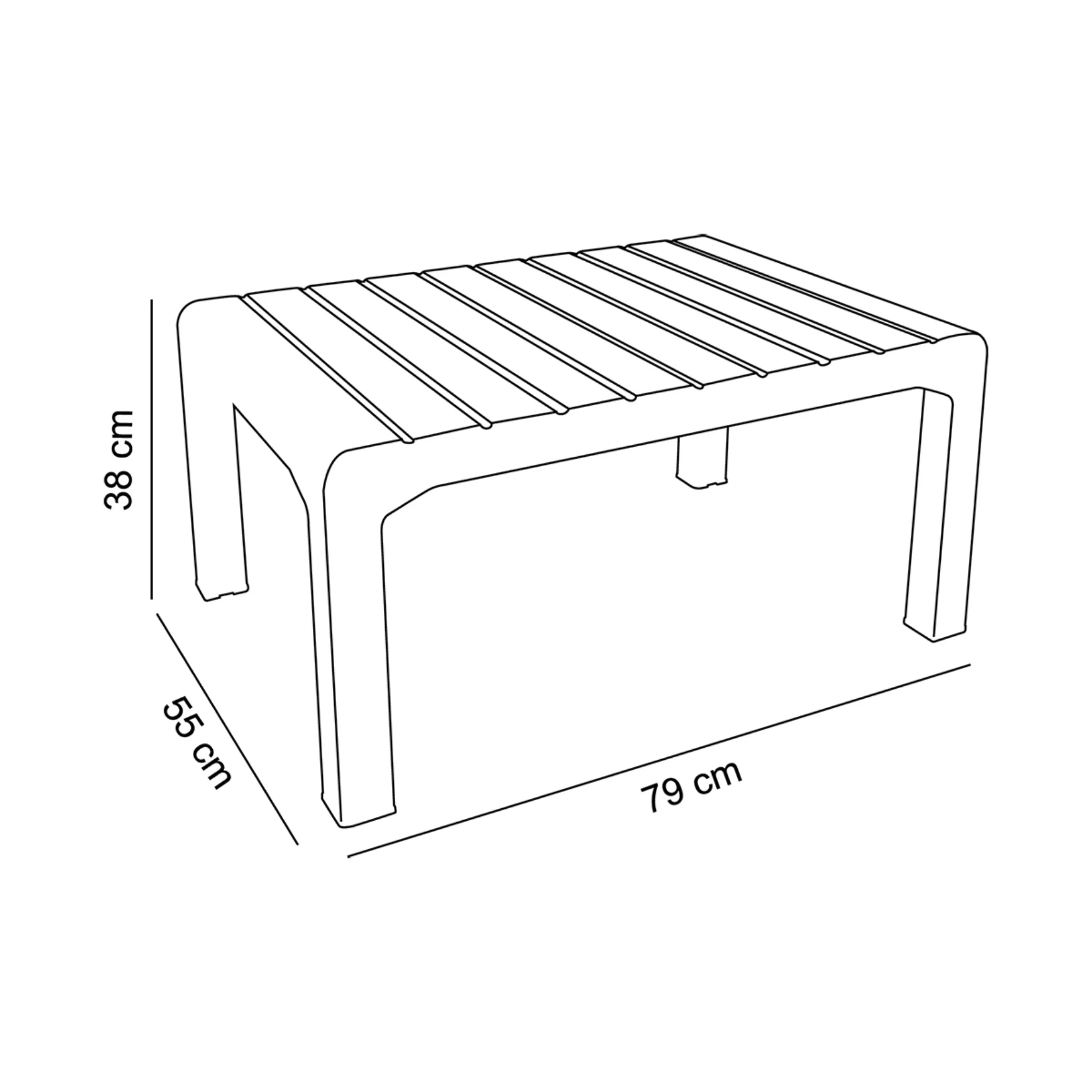 Holiday Hawaii 3'lü Balkon Takımı
