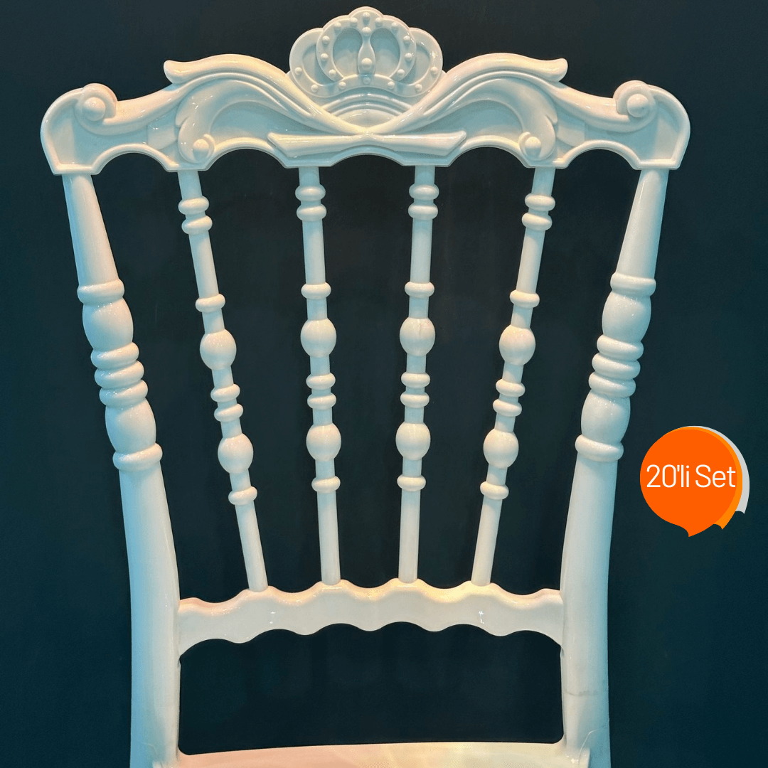 Crown Organizasyon Sandalyesi 20'li Set